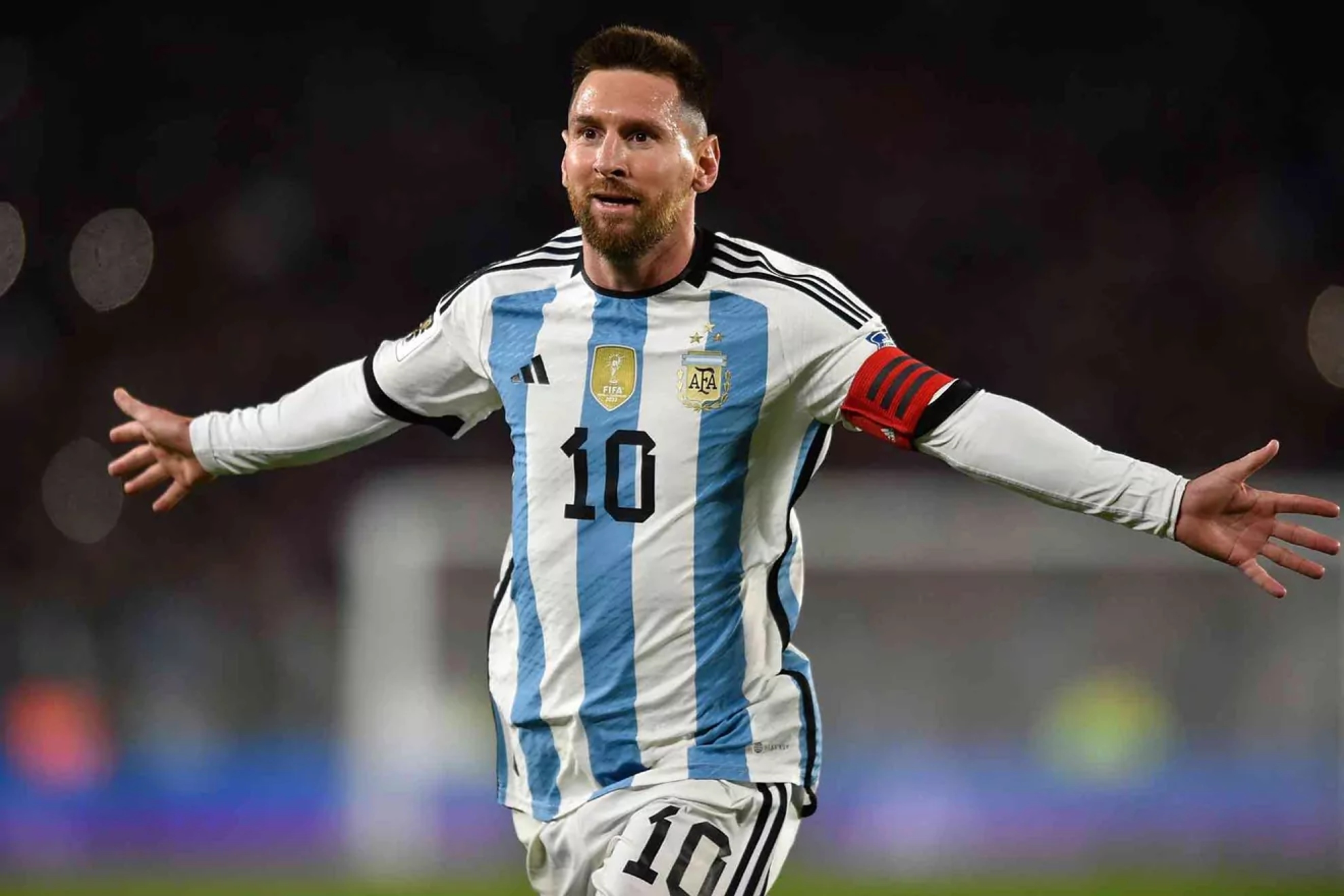 Leo Messi, con la selecci�n argentina