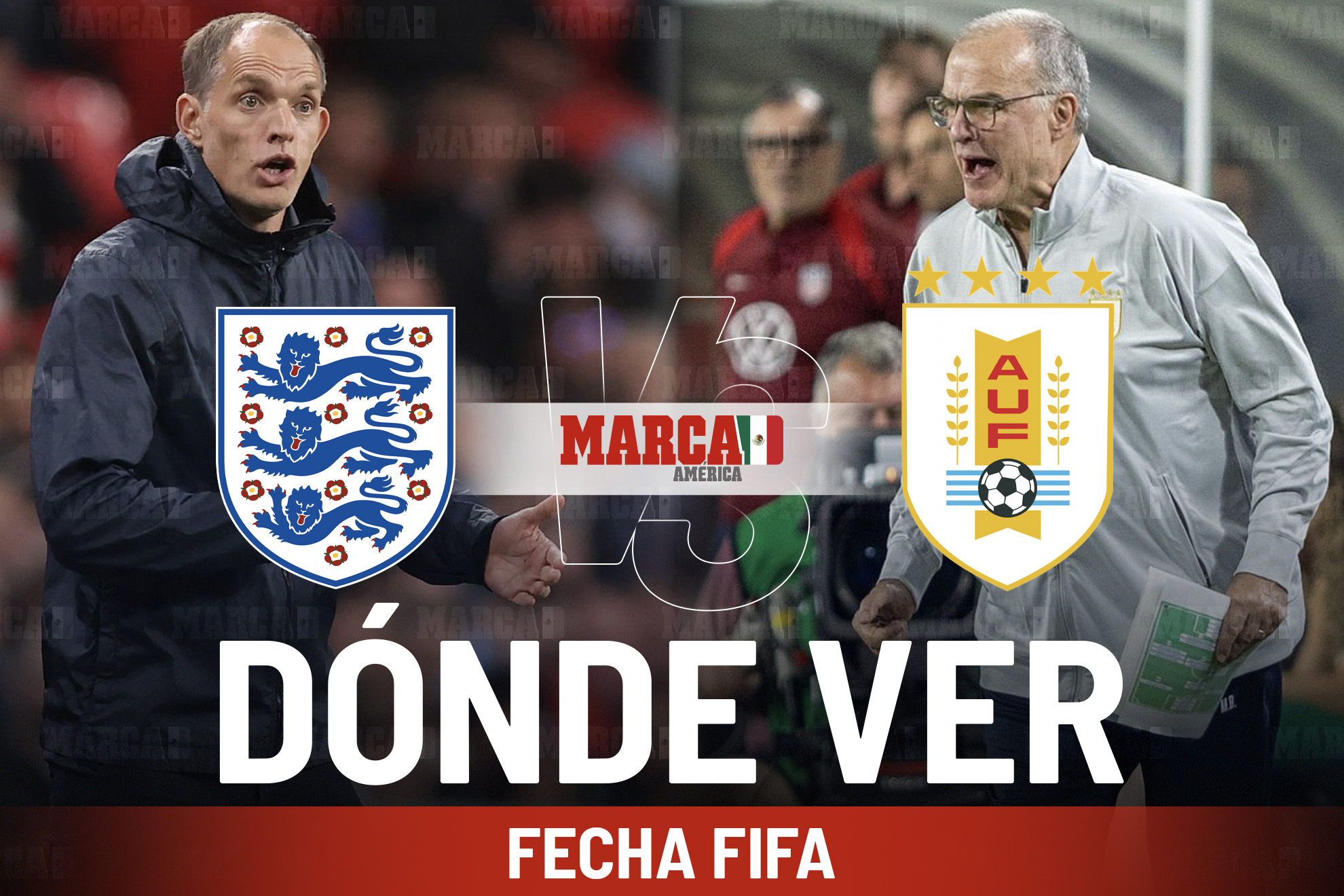 Inglaterra vs Uruguay: D�nde ver y horario del amistoso rumbo a la Copa Mundial 2026 con Marcelo Bielsa