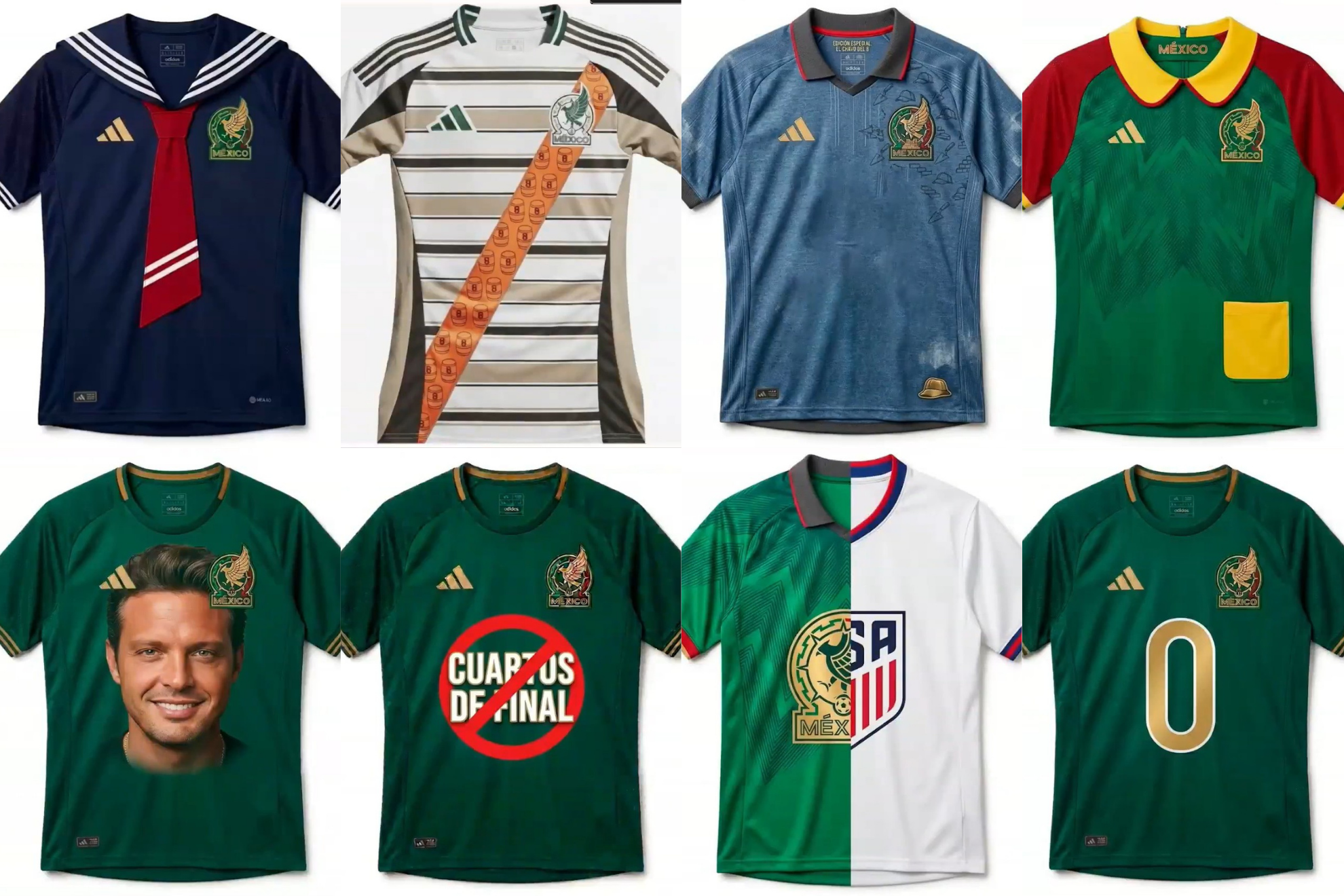 Flavio Azzaro se vuelve a burlar de México con jerseys alternativos para Mundial 2026