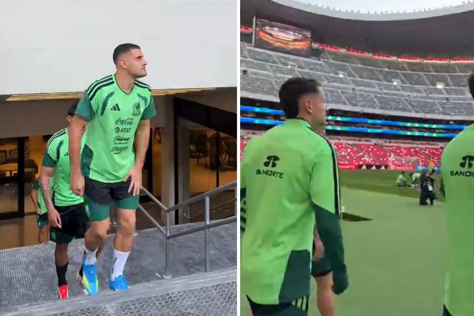 Seleccionados en el estadio Banorte |