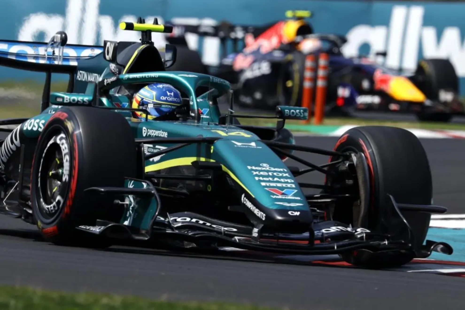 Fernando Alonso, durante la clasificaci�n de Jap�n