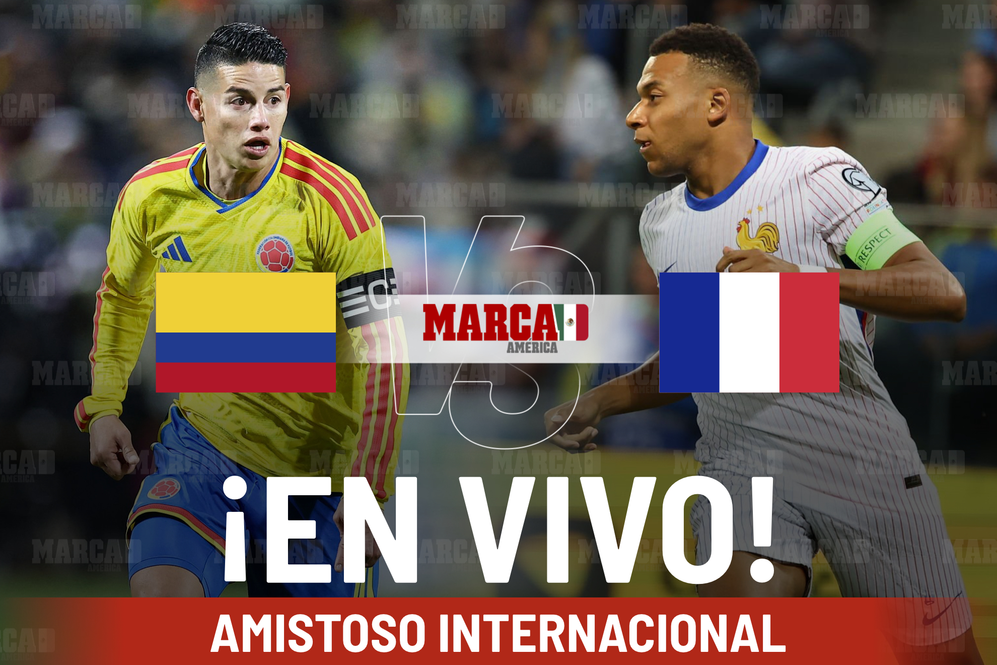 Cómo quedó el Colombia vs Francia? Mbappé lidera goleada ...
