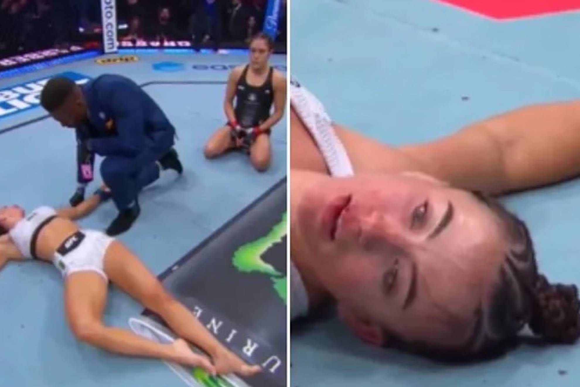 Alexa Grasso tras noquear a Maycee Barber UFC