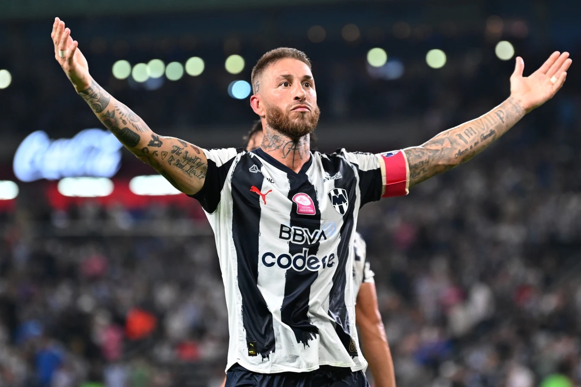 Sergio Ramos, con Rayados, su �ltimo equipo