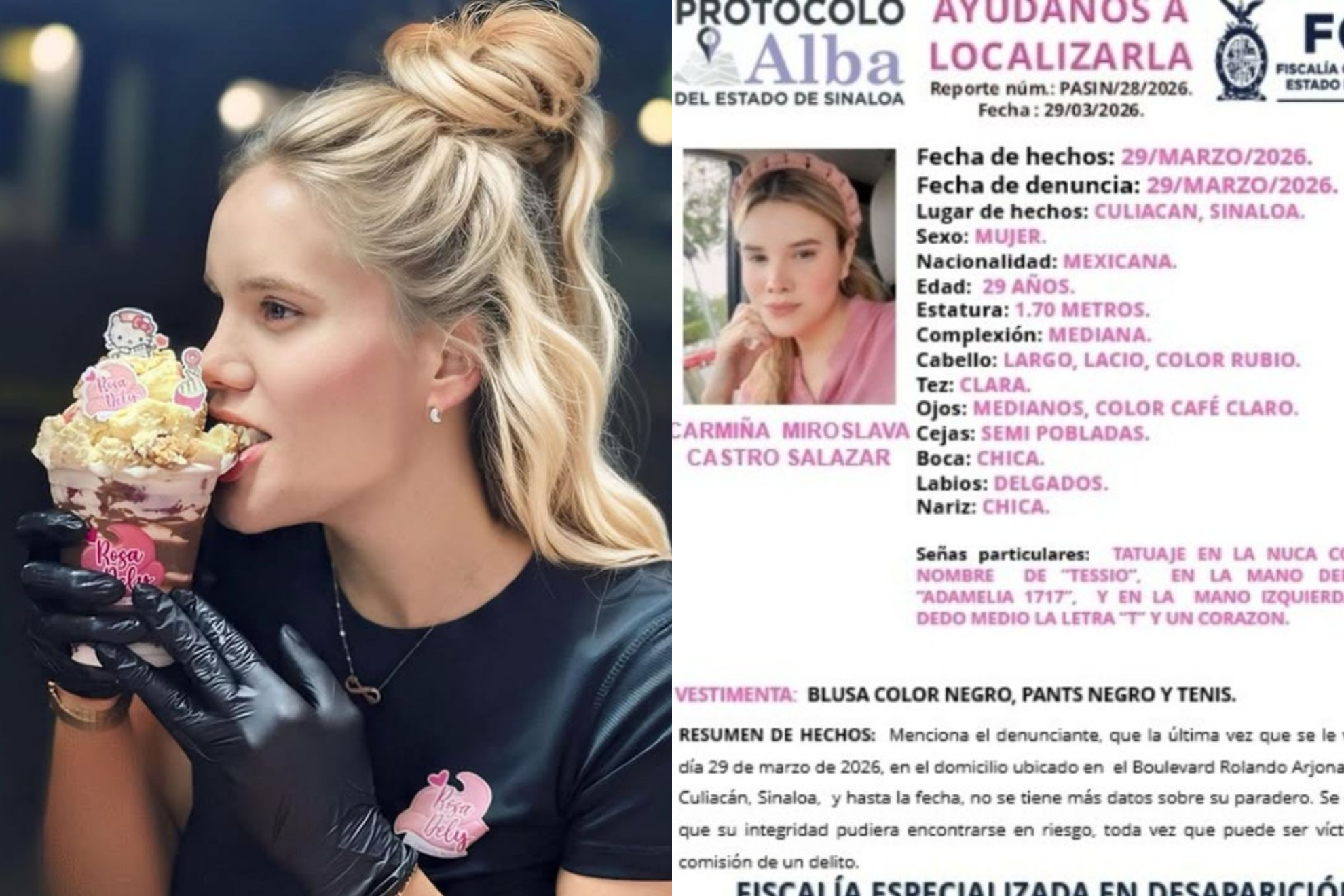 Qui�n es Carmi�a Castro: Secuestran a otra influencer en Sinaloa