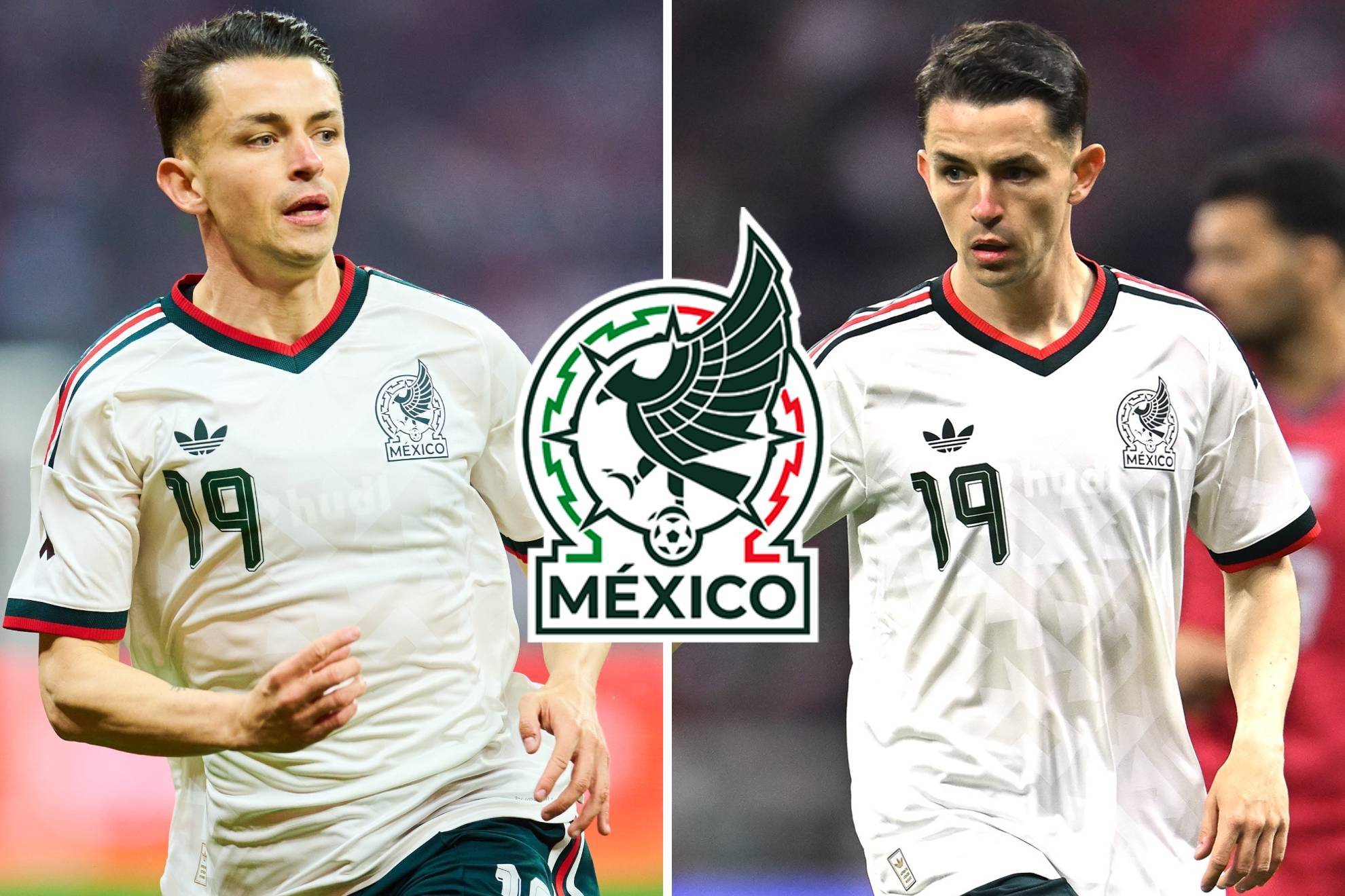 �lvaro Fidalgo con la playera de la Selecci�n Mexicana ante Portugal |