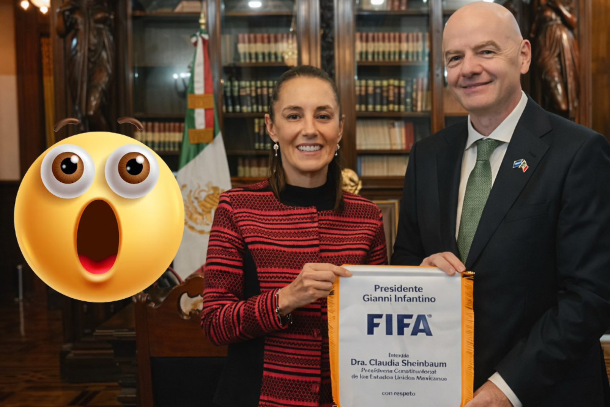 Claudia Sheinbaum y Gianni Infantino afinan �ltimos detalles del Mundial 2026