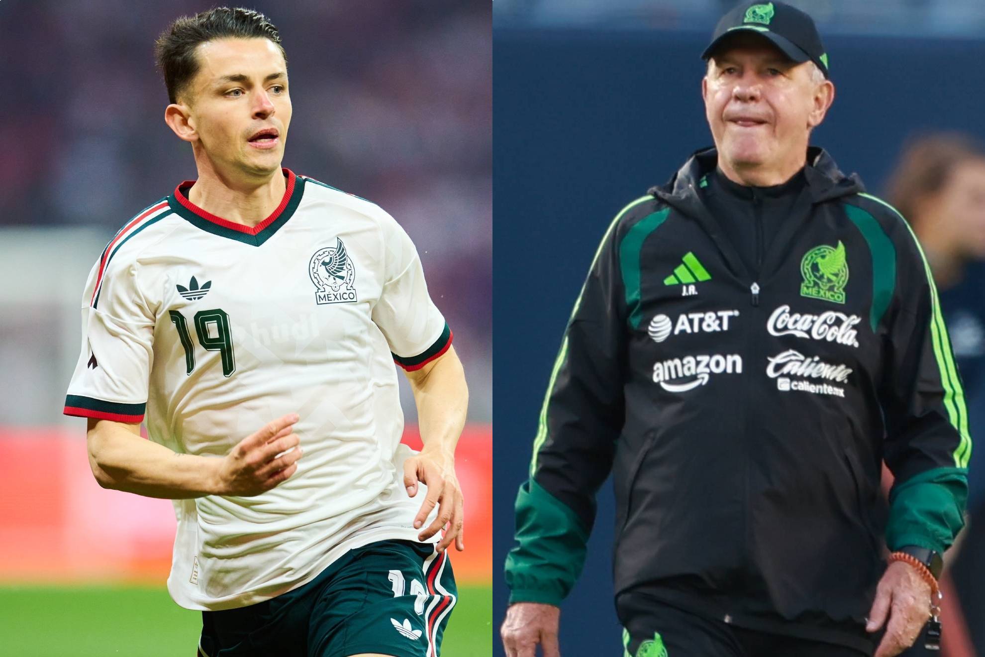 �lvaro Fidalgo y Javier Aguirre.