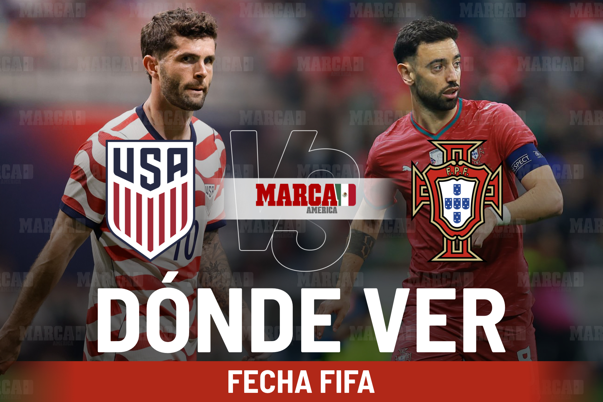 Estados Unidos vs Portugal: D�nde ver el partido amistoso y a qu� hora juega Paulinho hoy en Fecha FIFA