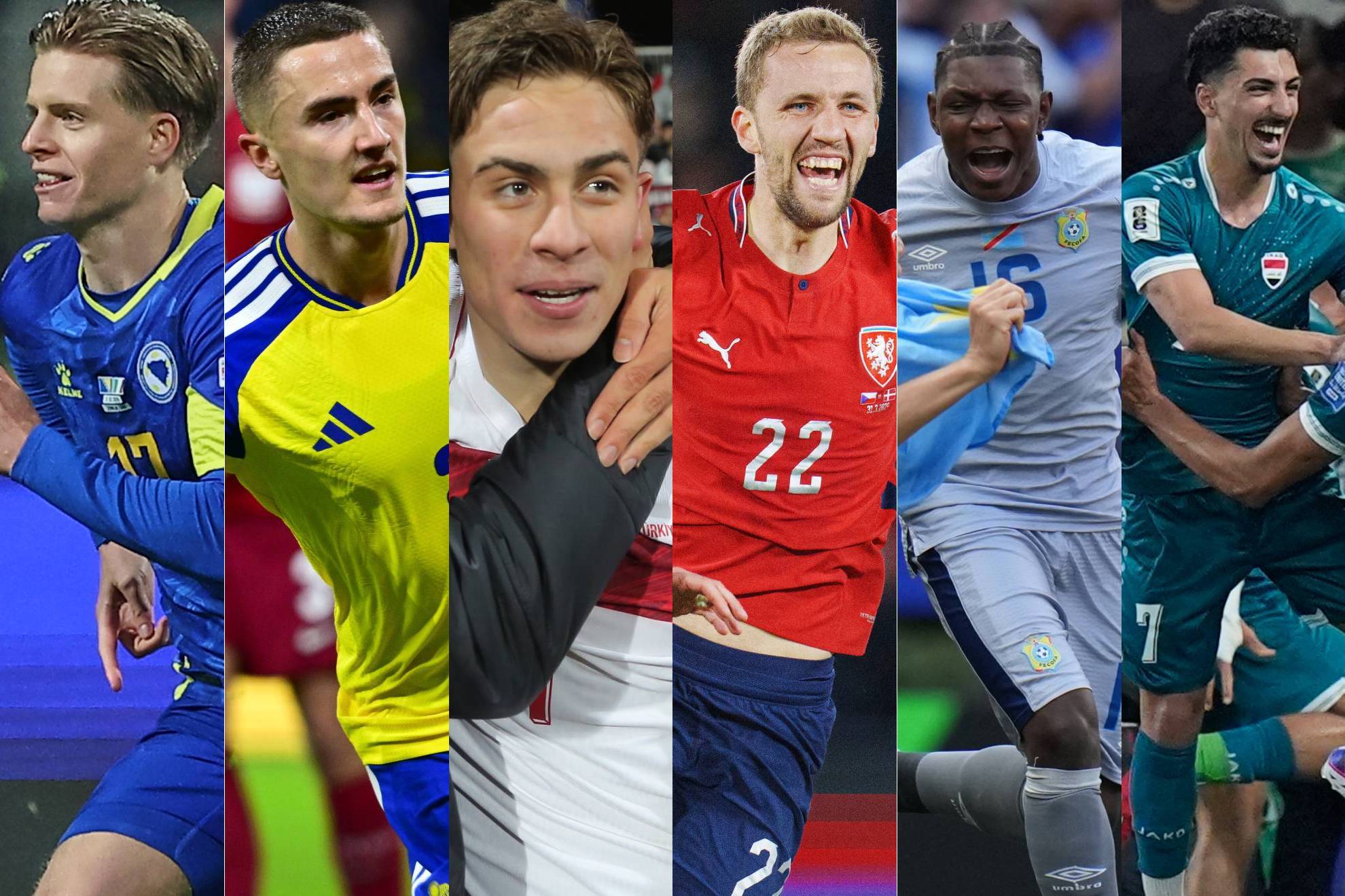 Bosnia, Suecia, Turqu�a, Chequia, Congo e Irak son los �ltimos 6 invitados al Mundial 2026.