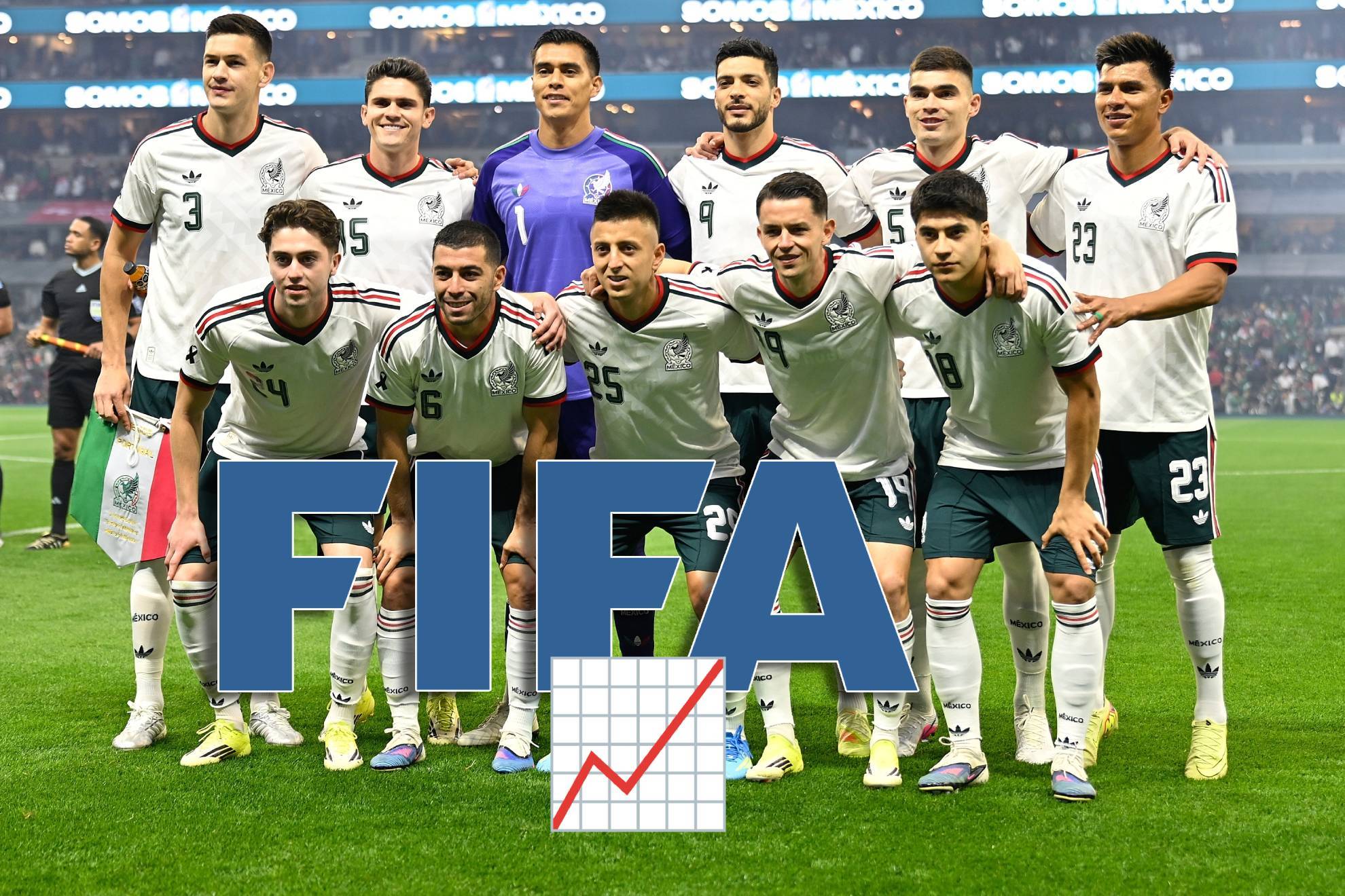 La Selecci�n Mexicana avanz� un lugar para desplazar a Estados Unidos