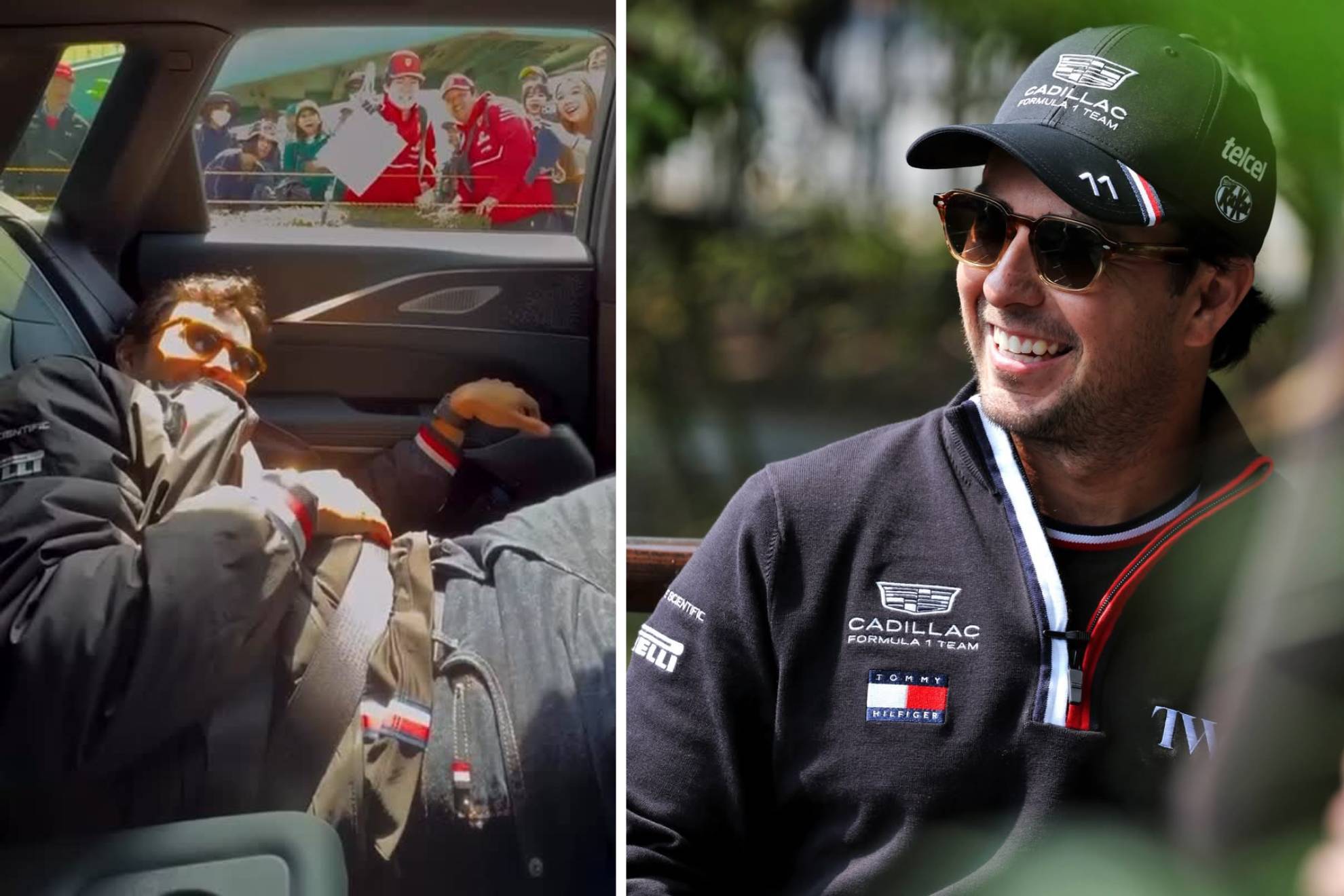 Checo P�rez trollea con divertida broma a fans en Jap�n y su reacci�n es �pica