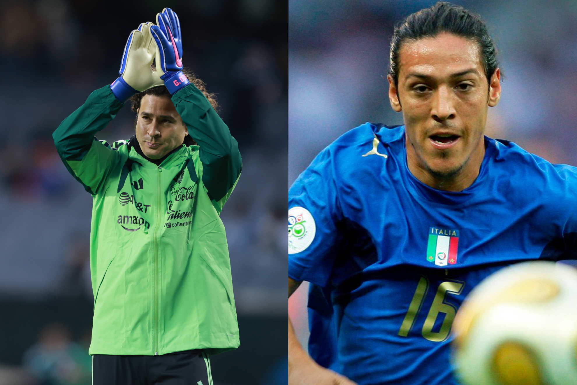 Memo Ochoa y Mauro Camoranesi.