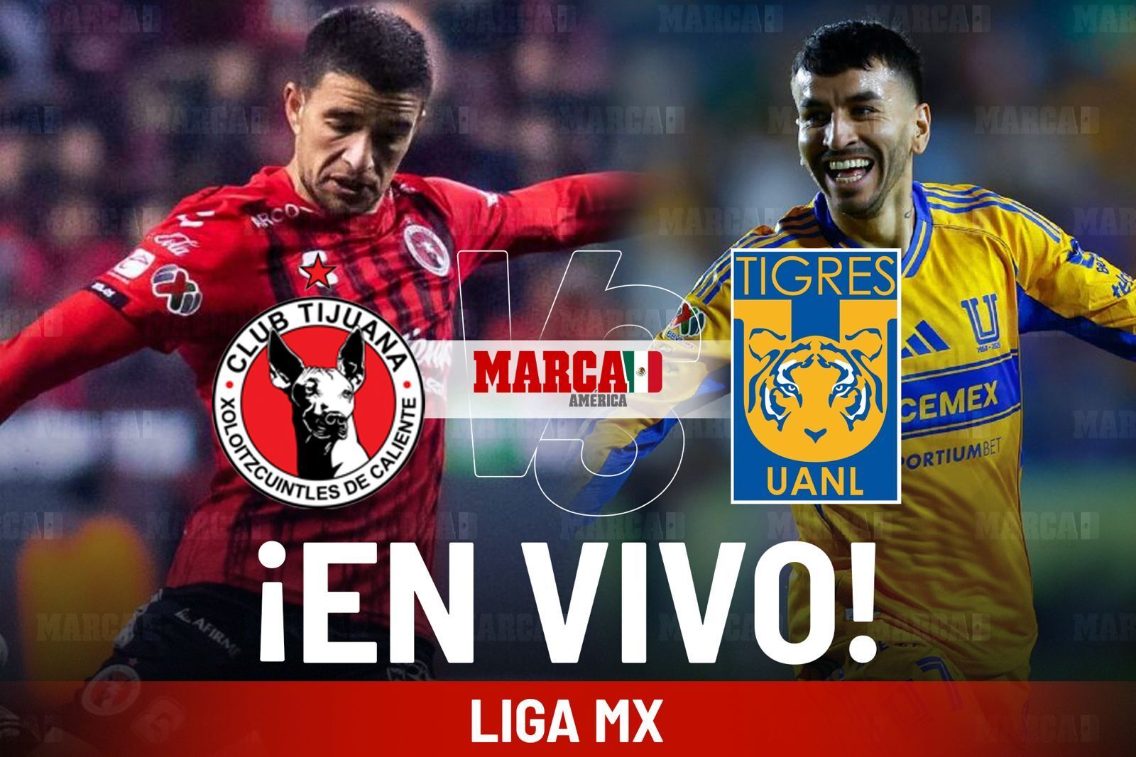 Tijuana vs Tigres EN VIVO Hoy. Partido de �ngel Correa en el Clausura 2026 de Liga MX