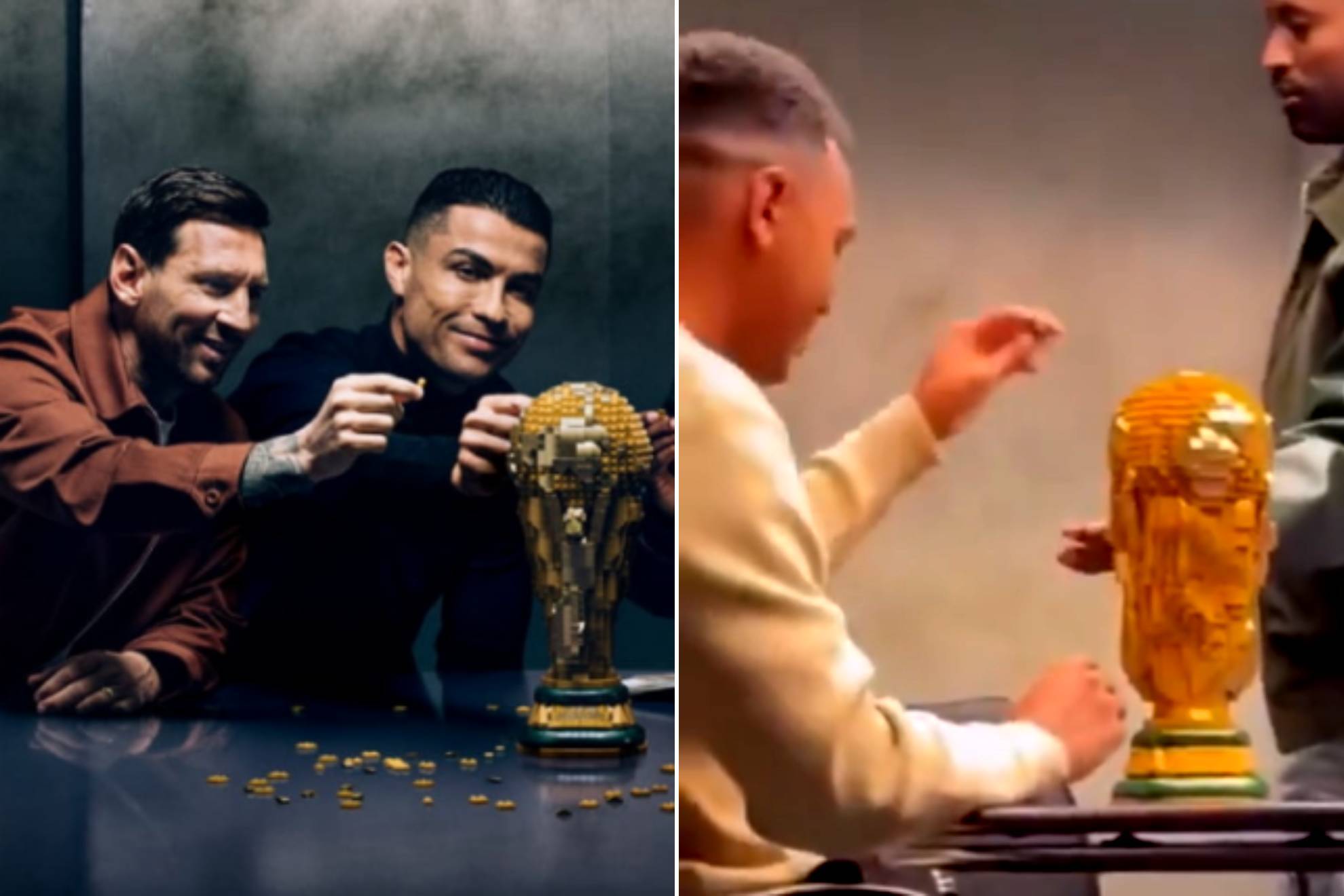 El anuncio de LEGO con Messi, CR7, Vini Jr y Mbapp� |