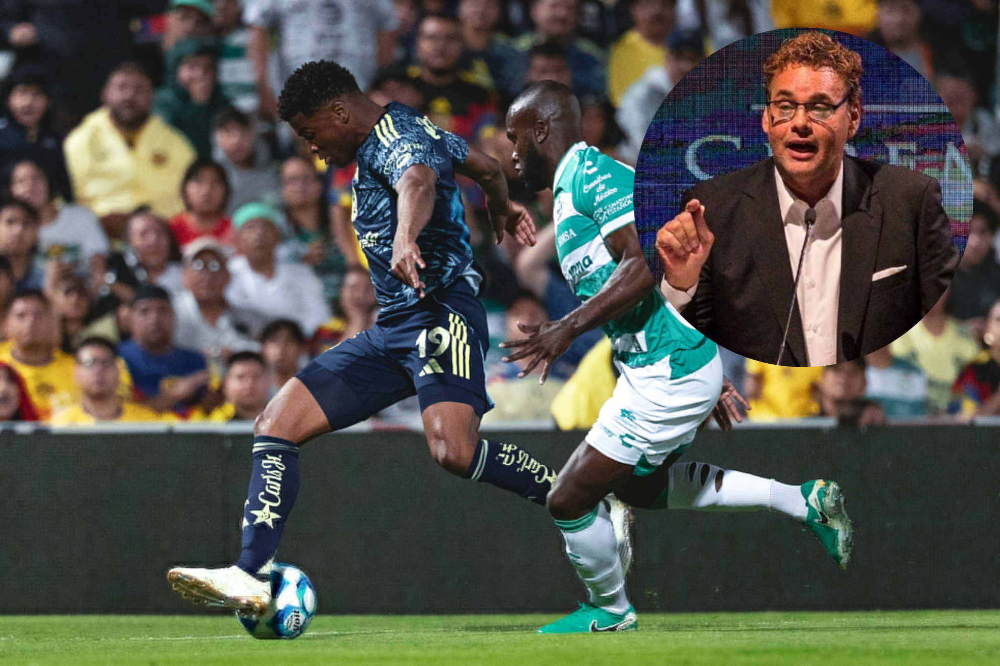 Am�rica y Jardine sufren la maldici�n de Faitelson en empate con Santos