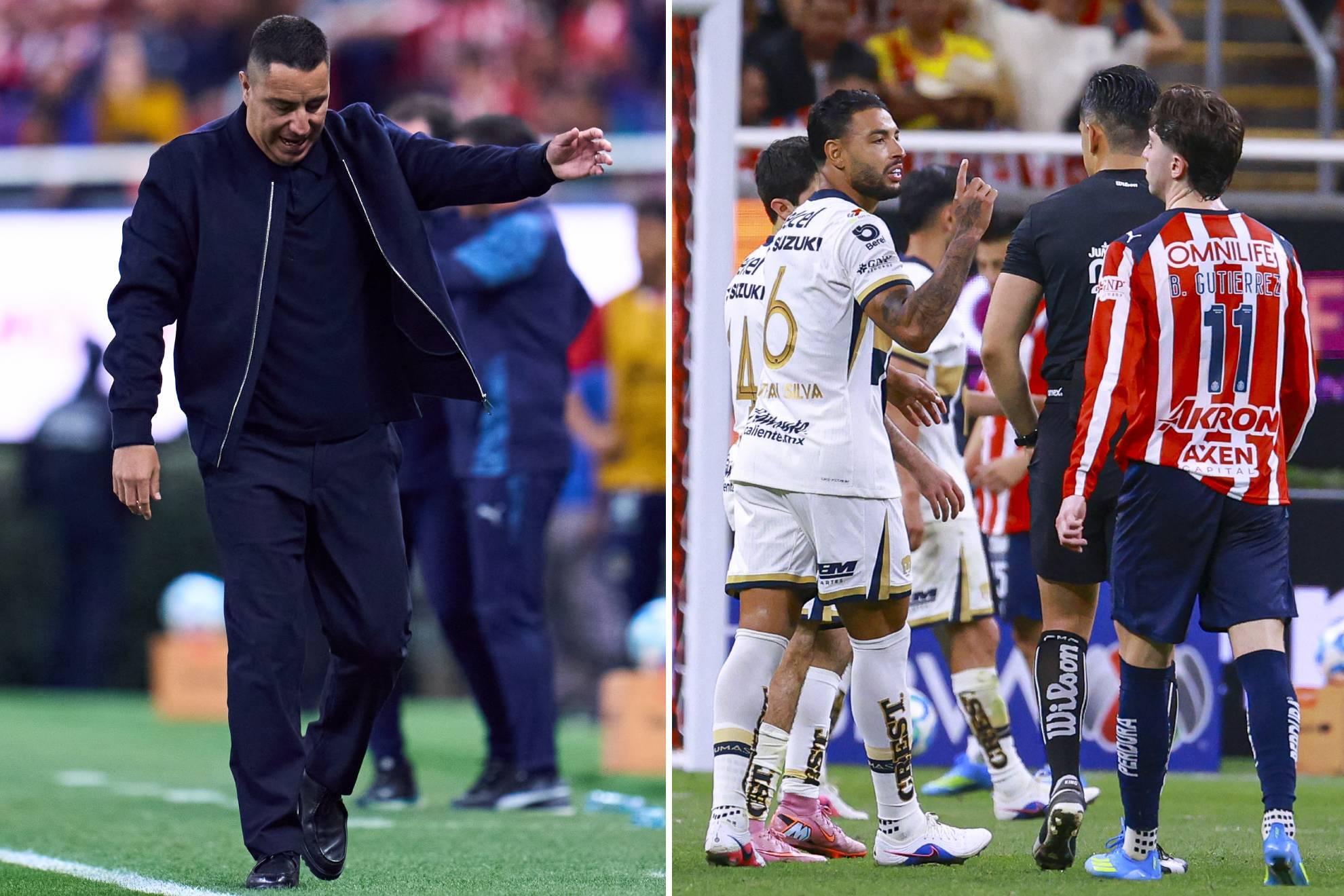 Efra�n Ju�rez ( partido Pumas vs Chivas |