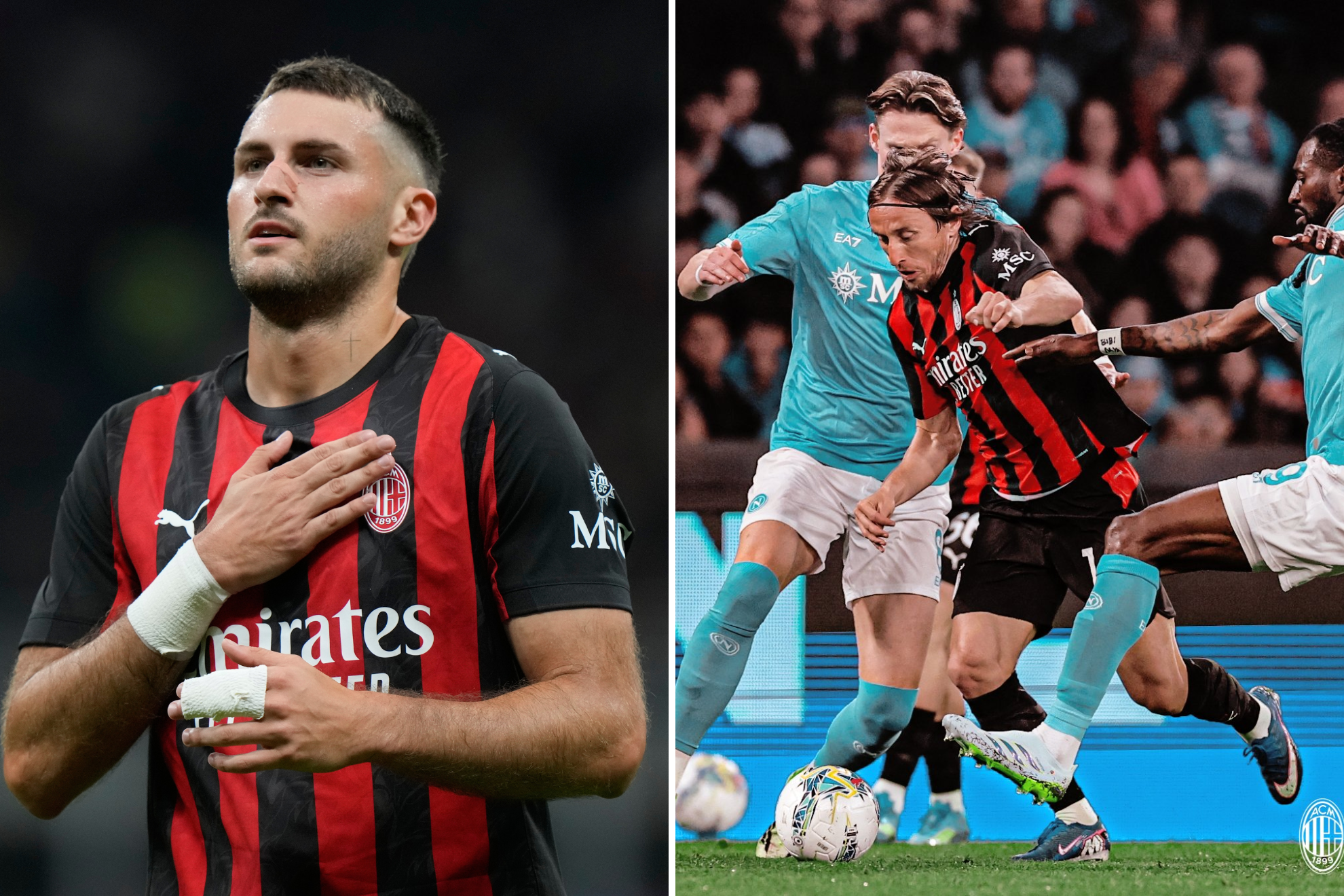 Gol y resumen Napoli vs AC Milan: Santiago Gim�nez cae en Serie A y no convence para el Mundial 2026