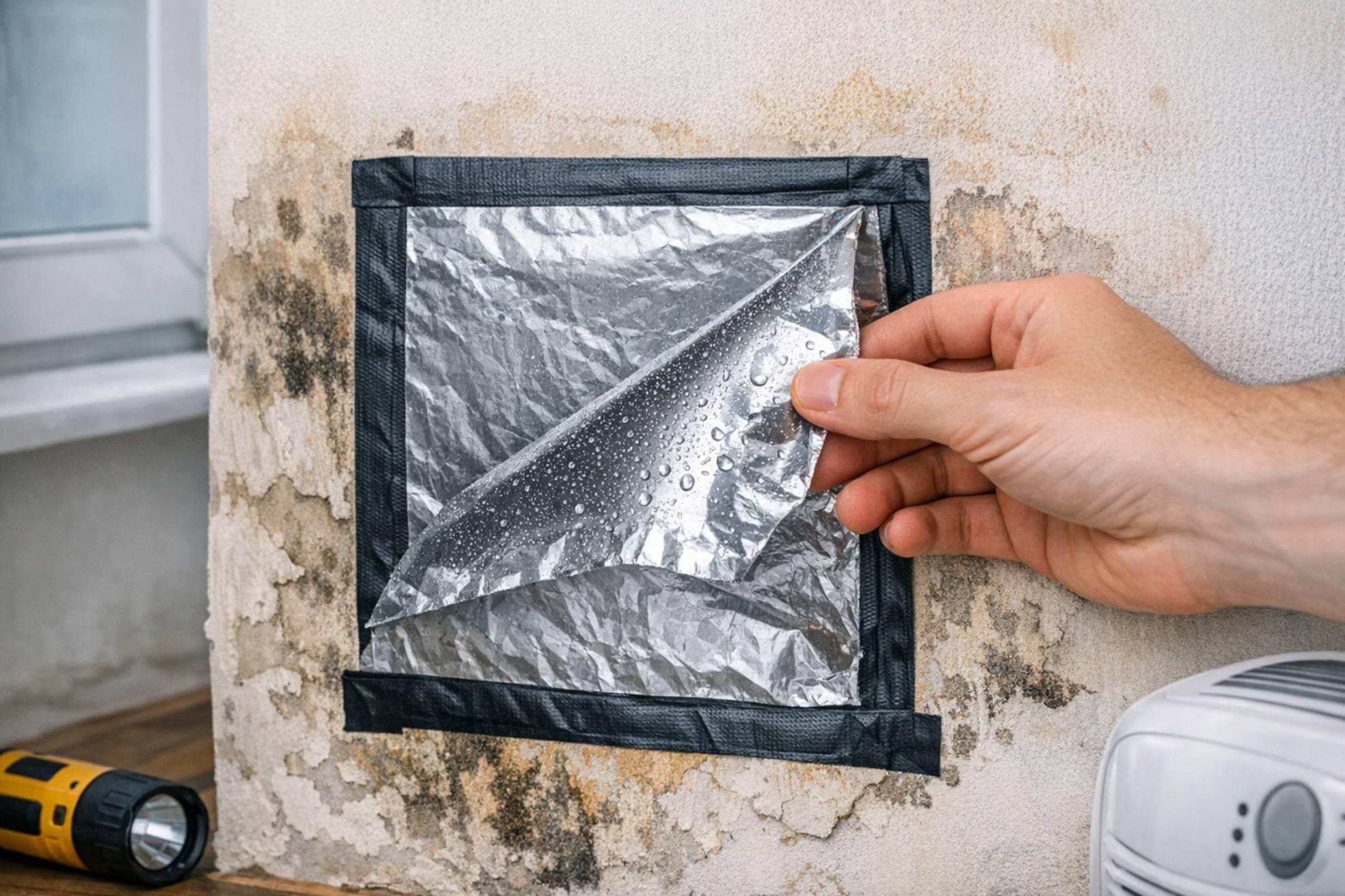 El truco del papel aluminio para detectar humedades en casa que casi nadie conoce