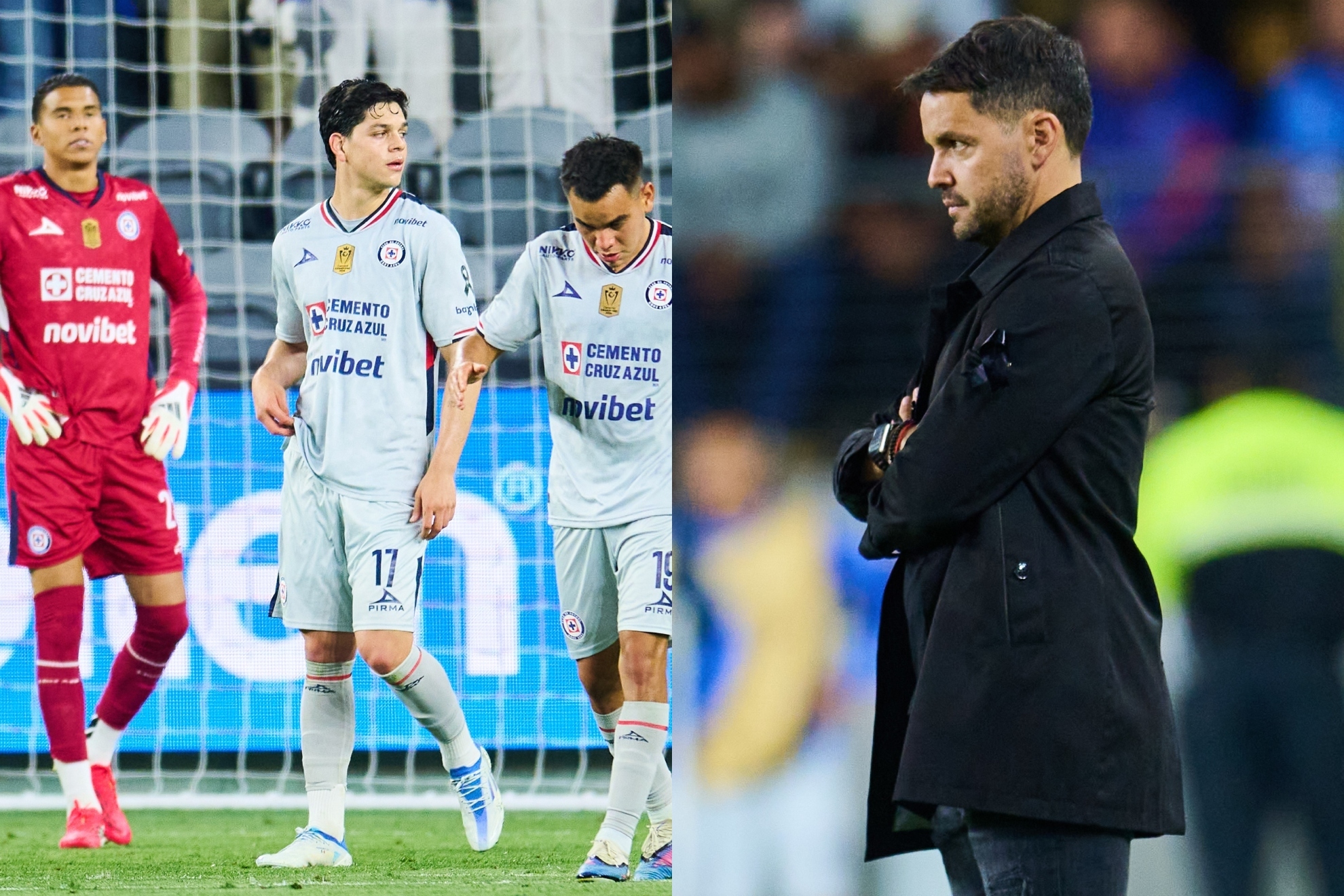 Una noche que pagas caro cada error: Larcam�n tras el papel�n de Cruz Azul en Concacaf