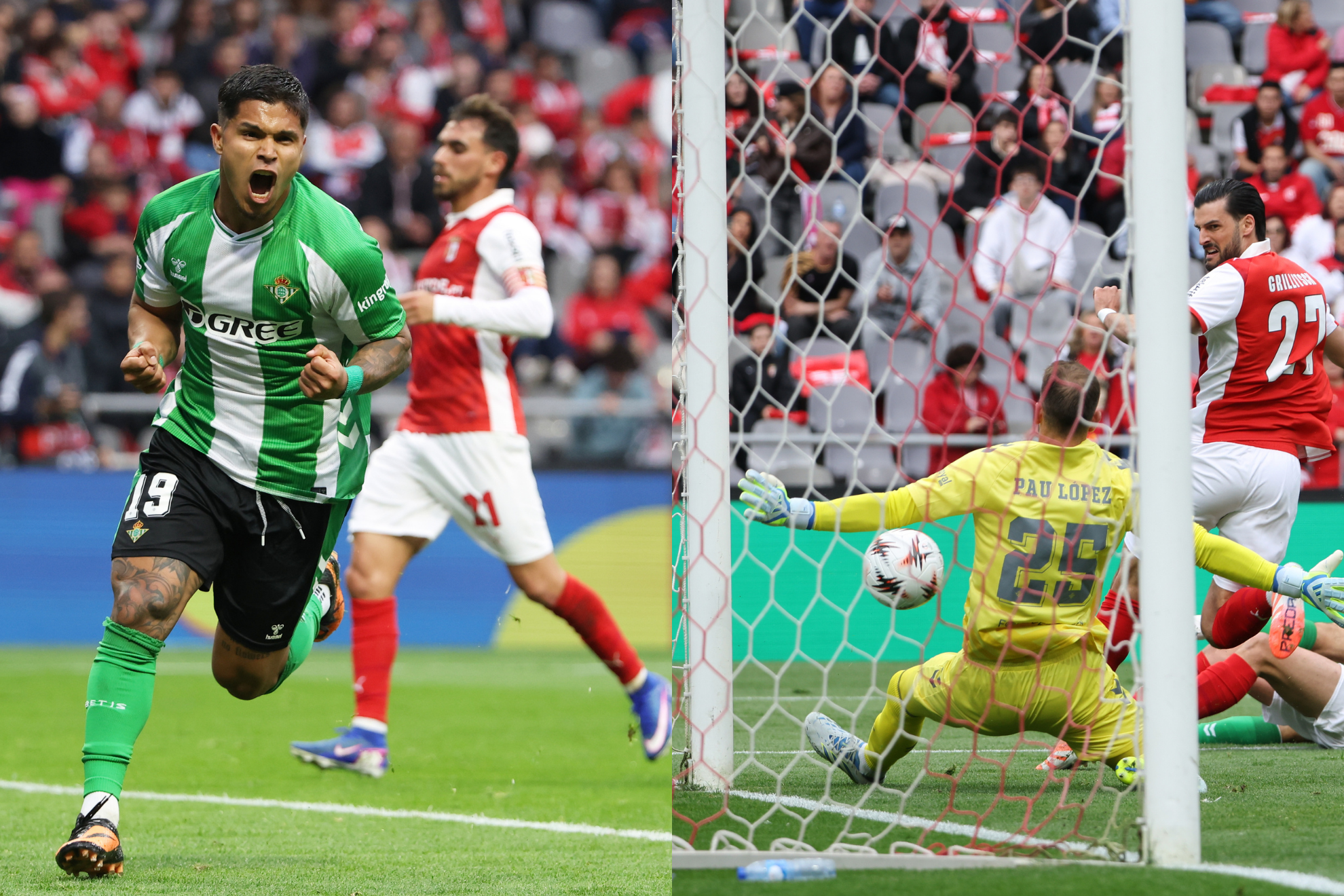 Goles y resumen Braga vs Betis: Fidalgo reaparece con un empate en la Europa League