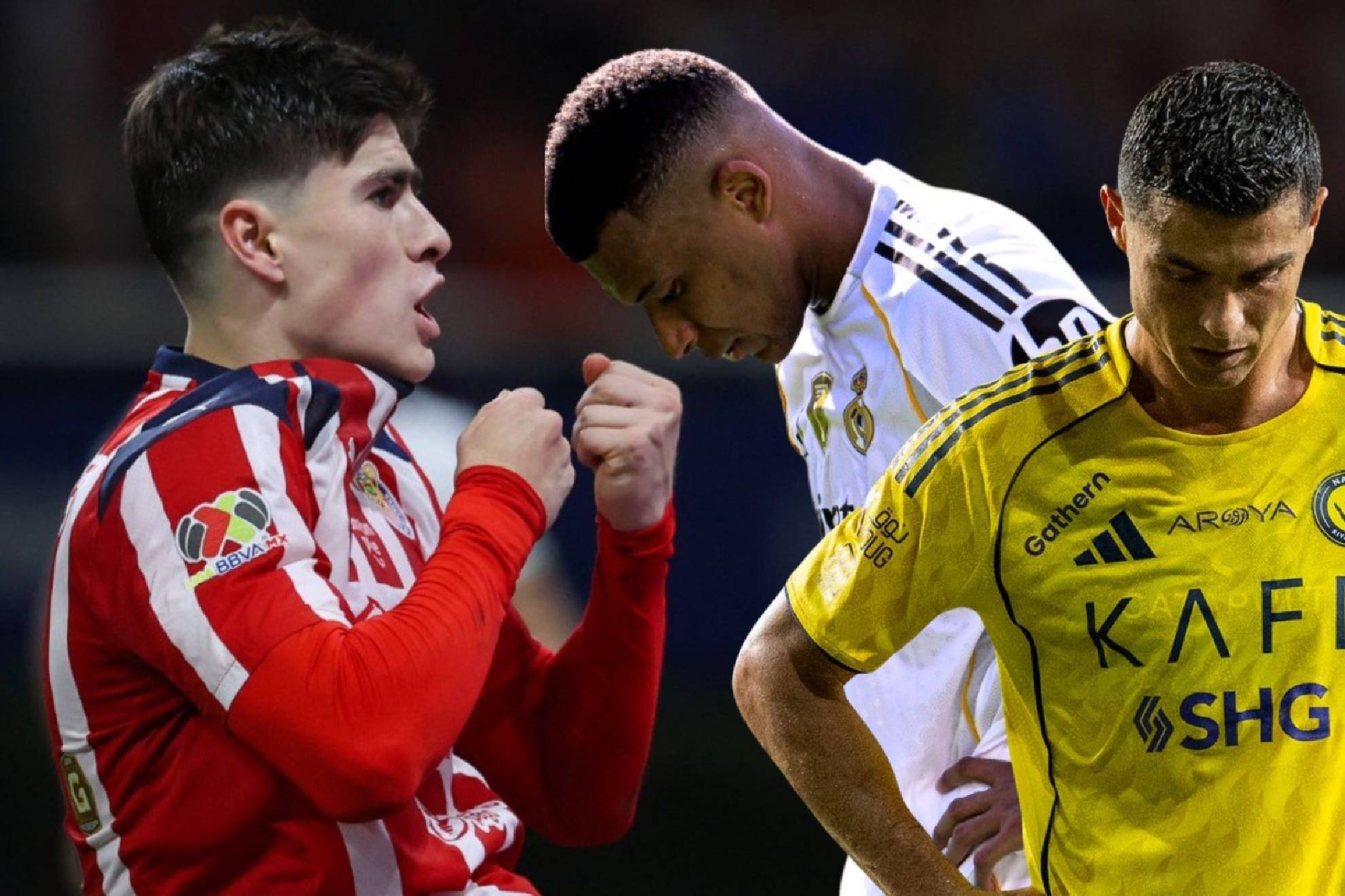 Armando Gonz�lez, Kylian Mbapp�, Cristiano Ronaldo