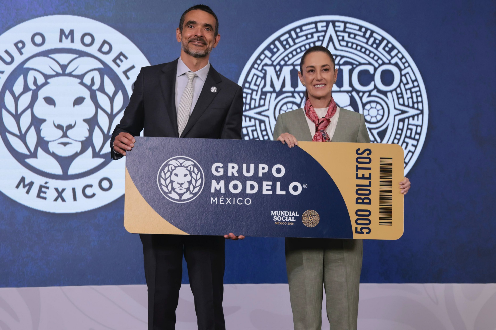 Sheinbaum y Grupo Modelo regalan 500 boletos para el Mundial 2026: �C�mo participar?