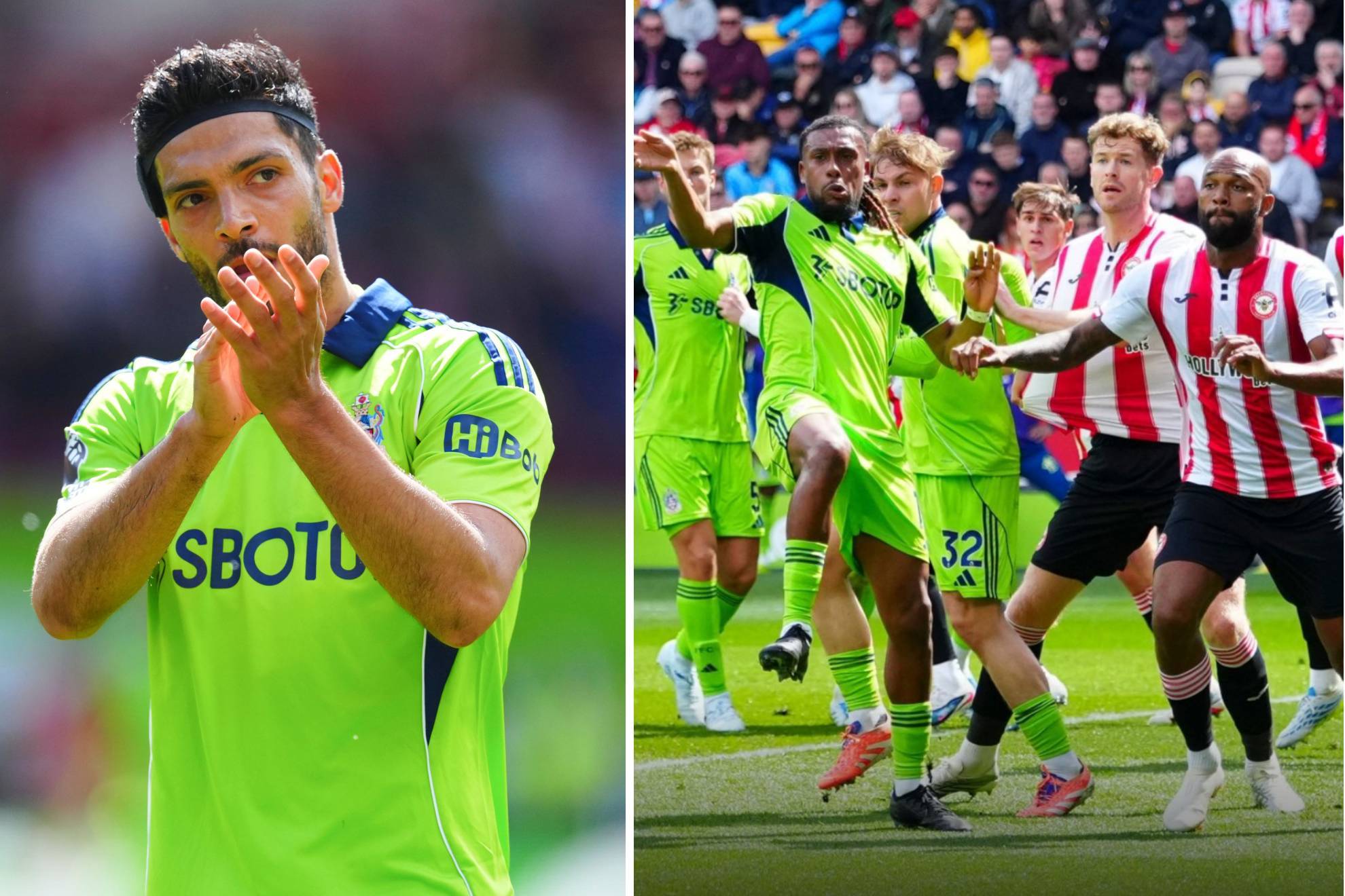 El delantero mexicano ingres� hasta el minuto 68 contra el Brentford