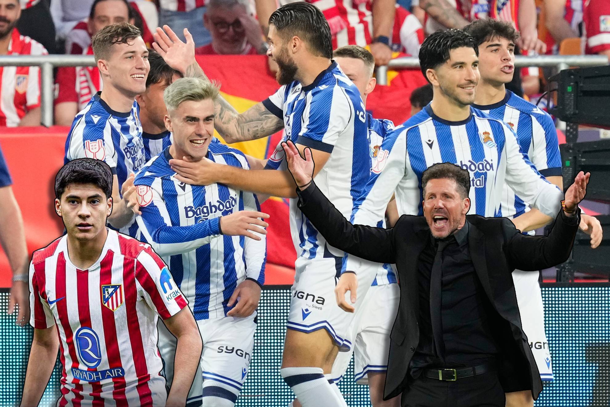 Diego Simeone se queda sin el doblete y deja a Obed Vargas en la banca