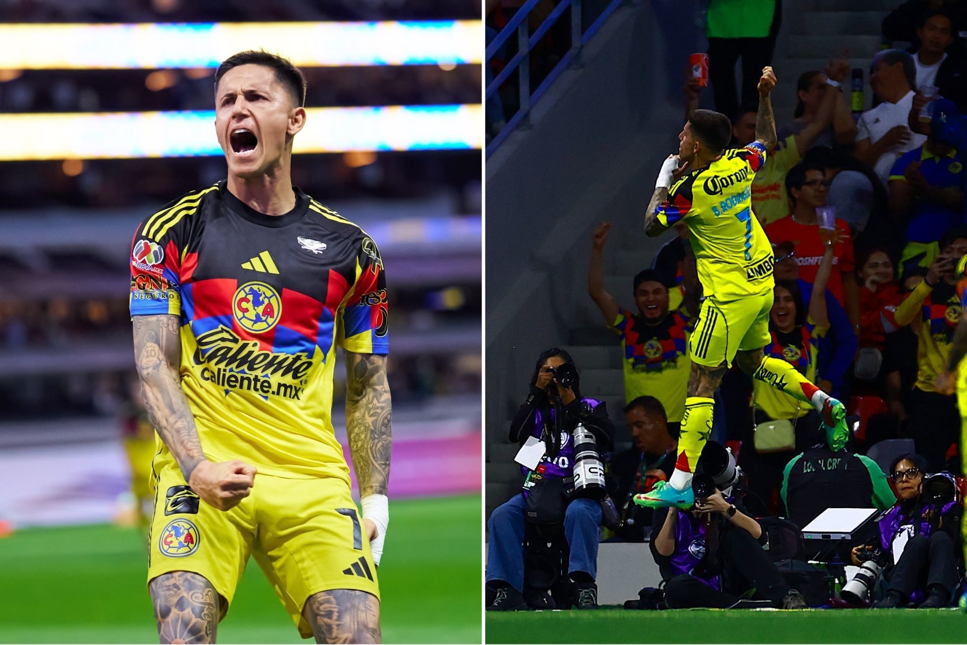 Brian Rodr�guez responde a la presi�n en Am�rica con un golazo ante Toluca