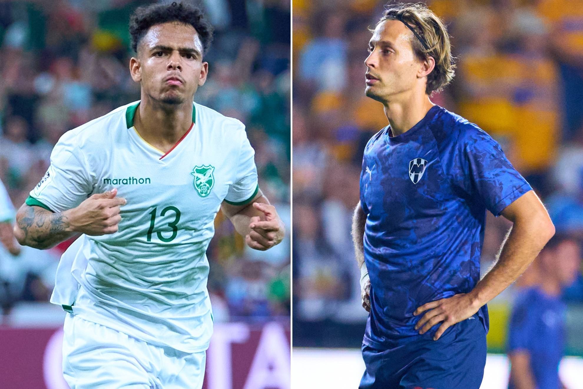 Moises Paniagua Sergio Canales CF Monterrey Bolivia Liga MX