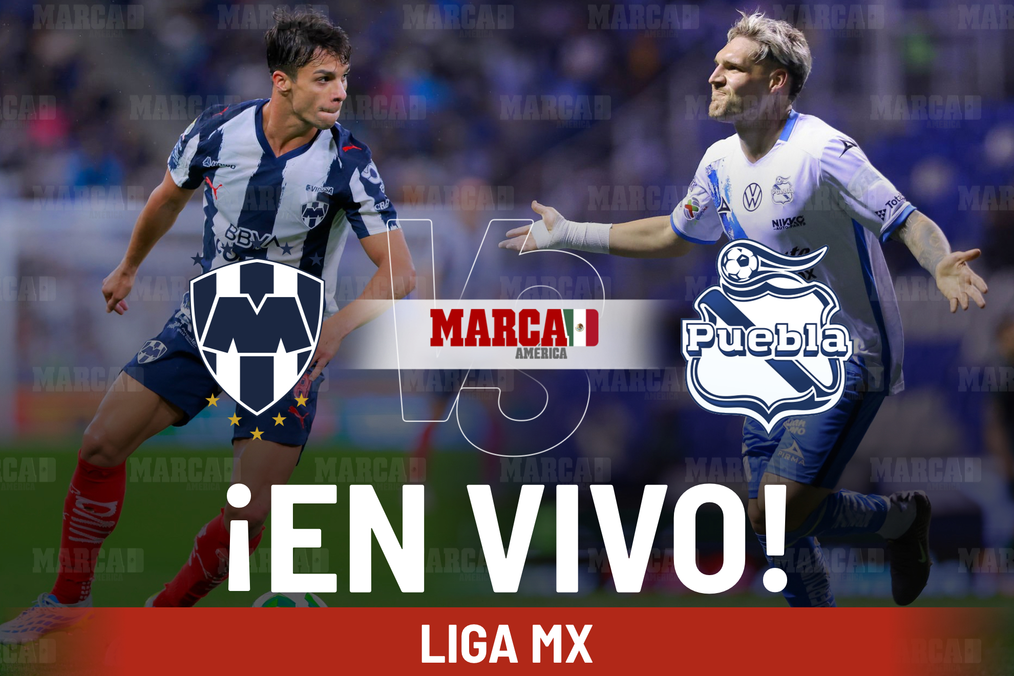 Monterrey vs Puebla EN VIVO Hoy. Partido de la Jornada 16 del Clausura 2026 de la Liga MX