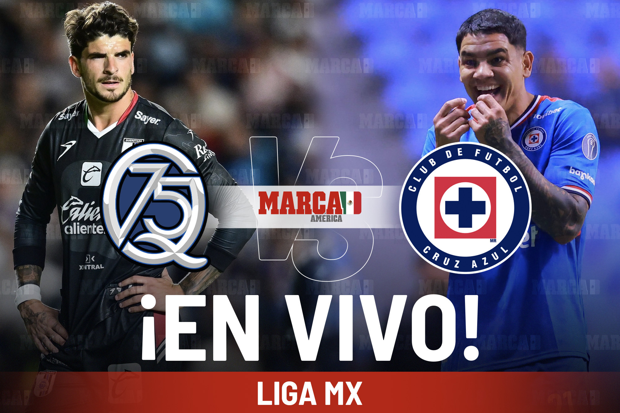Querétaro vs Cruz Azul EN VIVO Hoy. Partido de la Jornada 16 de la Liga MX 2026: Al descanso, Gallos Blancos y Celestes empataron 1-1
