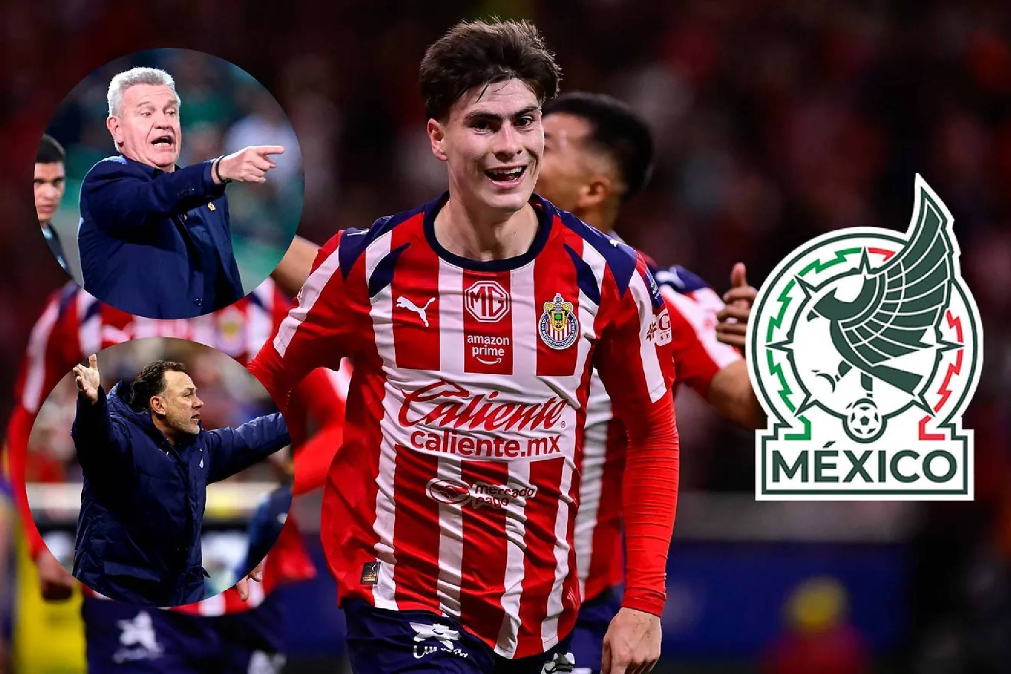 Armando Gonz�lez, Javier Aguirre & Gabriel Milito