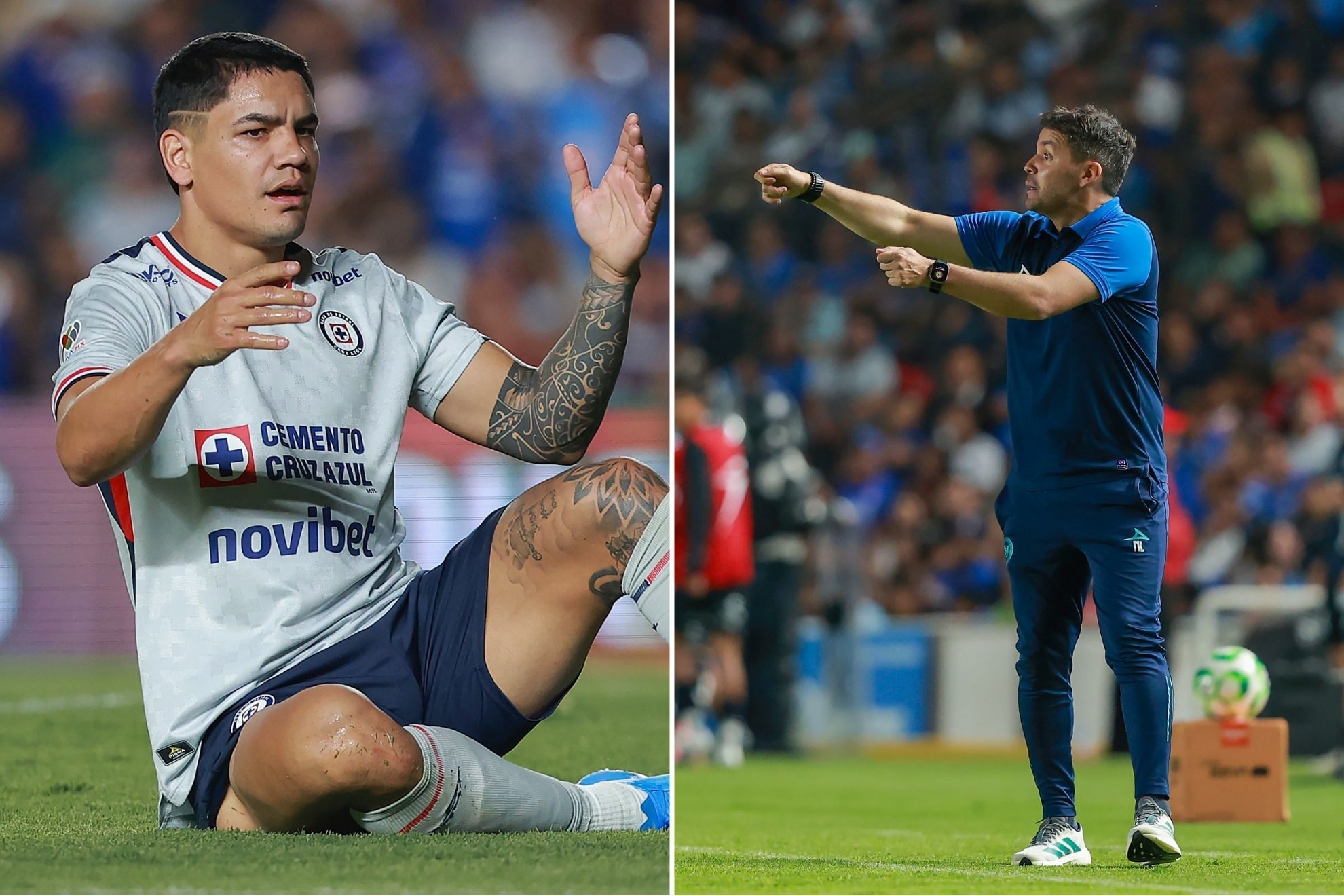 Cruz Azul mal y de malas: el error que podr�a costarle el partido a Nicol�s Larcam�n en la mesa