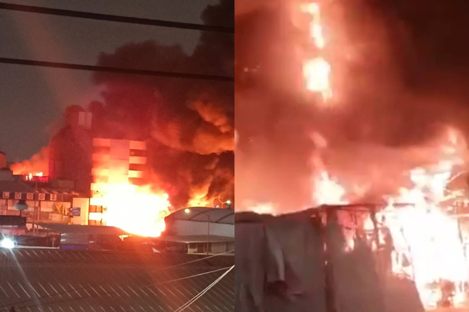 CDMX: Fuerte incendio en La Merced Hoy 21 de abril de 2026: reportan lesionados por quemaduras en la alcald�a Cuauht�moc.