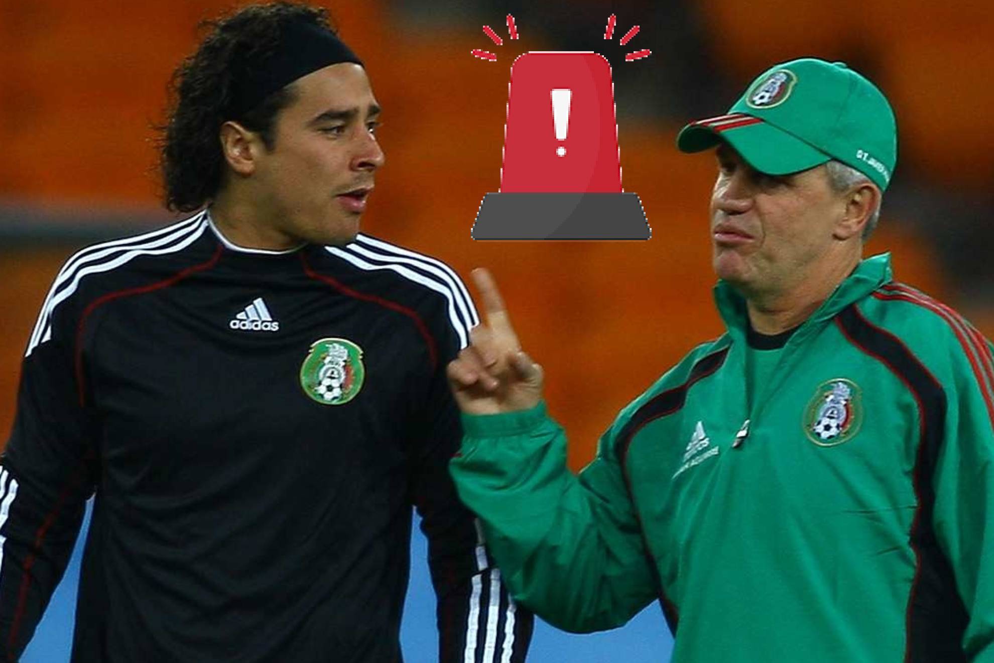 Guillermo Ochoa y Javier Aguirre.
