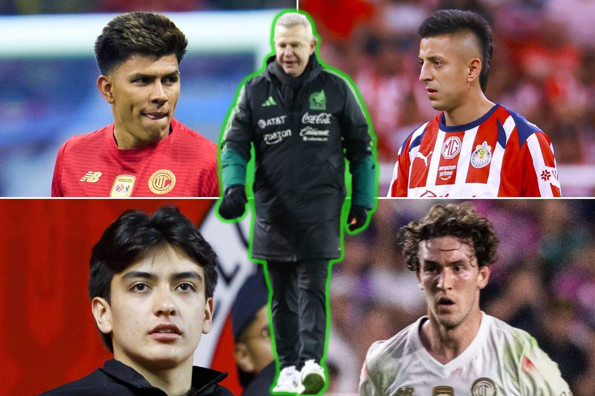 Liga MX Javier Aguirre Selecci�n Mexicana Jes�s Gallardo Roberto Alvarado Gilberto Mora Marcel Ruiz