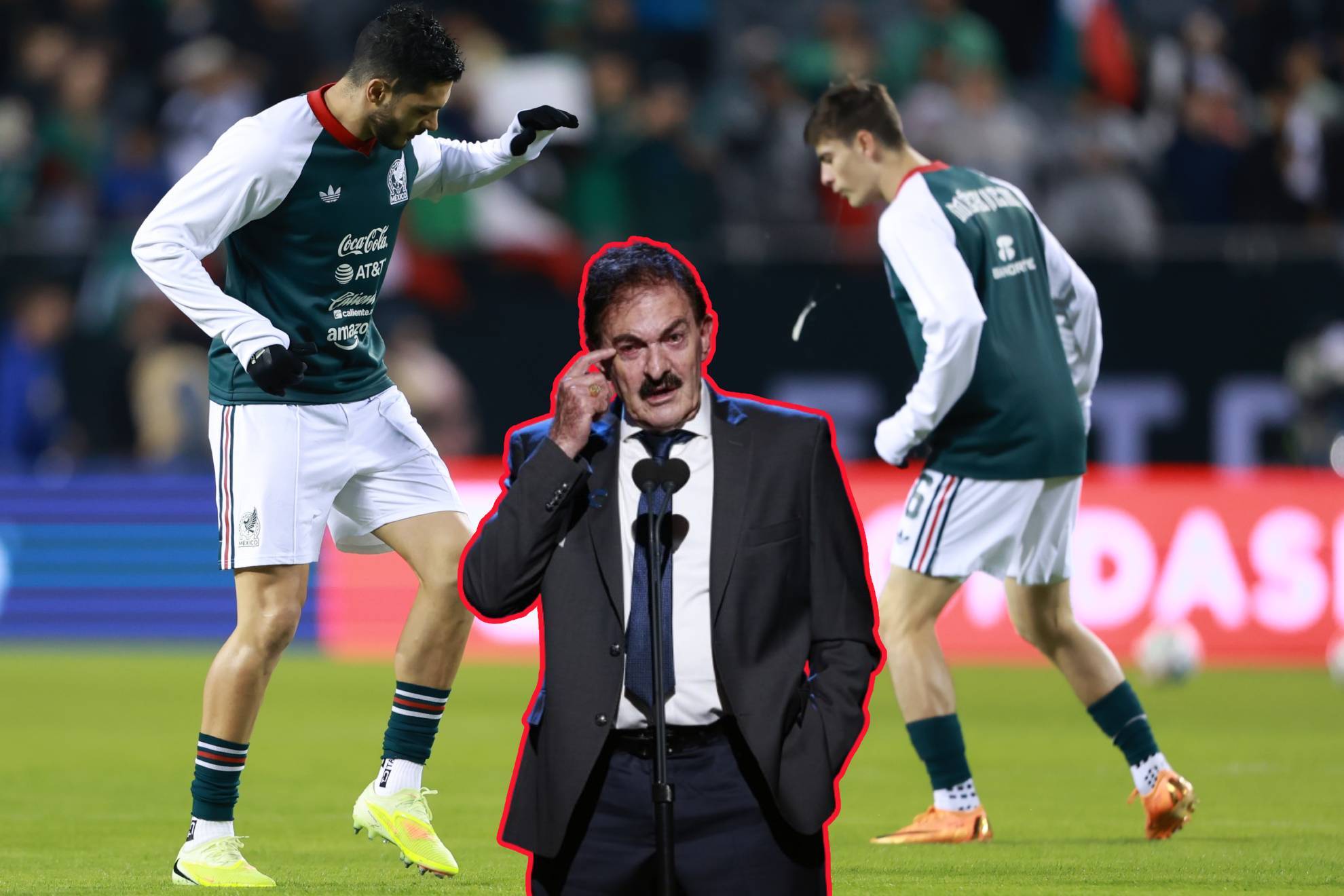 Ricardo La Volpe Armando Gonz�lez Ra�l Jim�nez Selecci�n mexicana