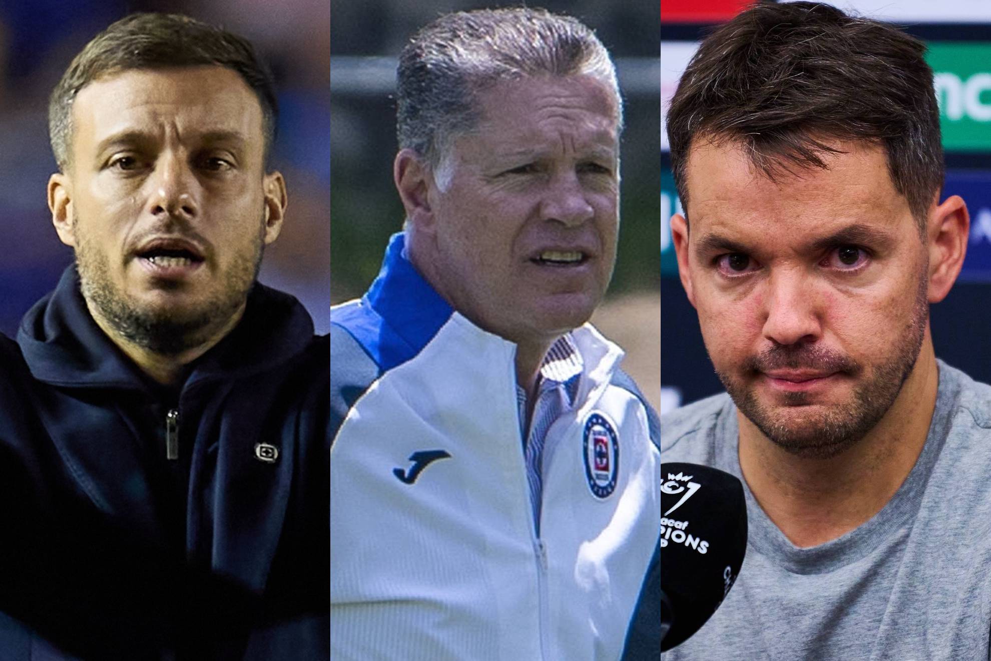 Mart�n Anselmi, Ricardo Pel�ez y Nicol�s Larcam�n.