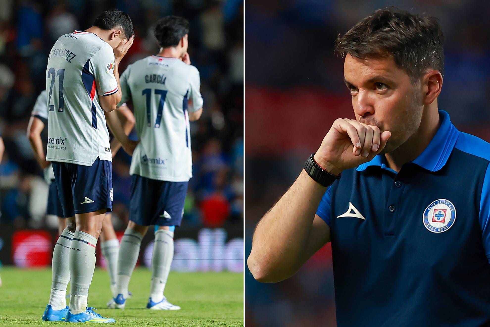 Cruz Azul y Nicol�s Larcam�n |