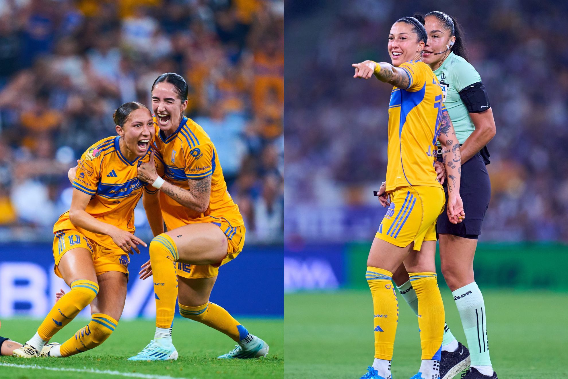 Goles y Resumen Monterrey vs Tigres Femenil: Jenni Hermoso lidera la goleada de las Amazonas en un Cl�sico Regio