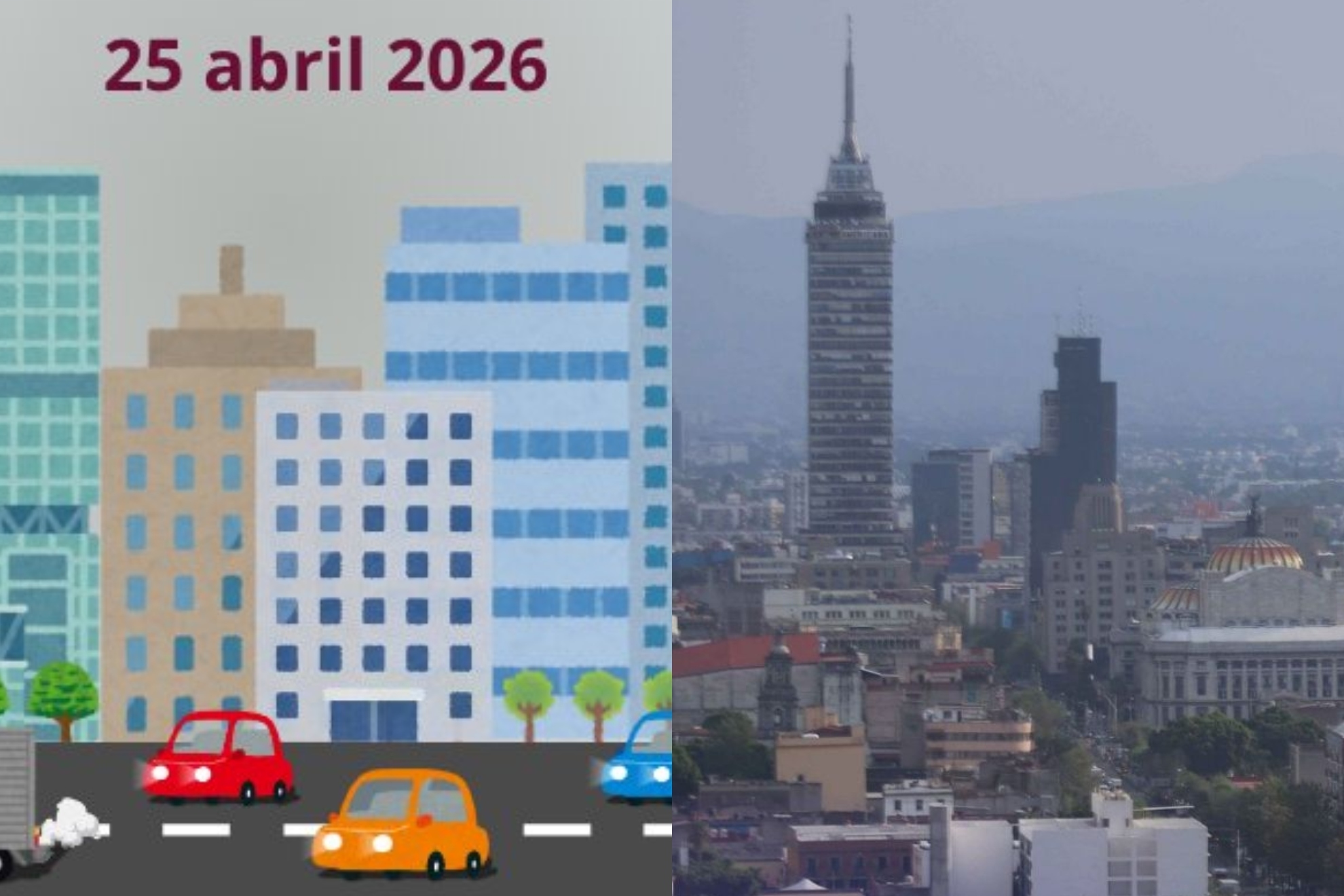 Se activa contingencia en CDMX y Edomex el domingo 25 de abril 2026: �Qu� autos no circulan?