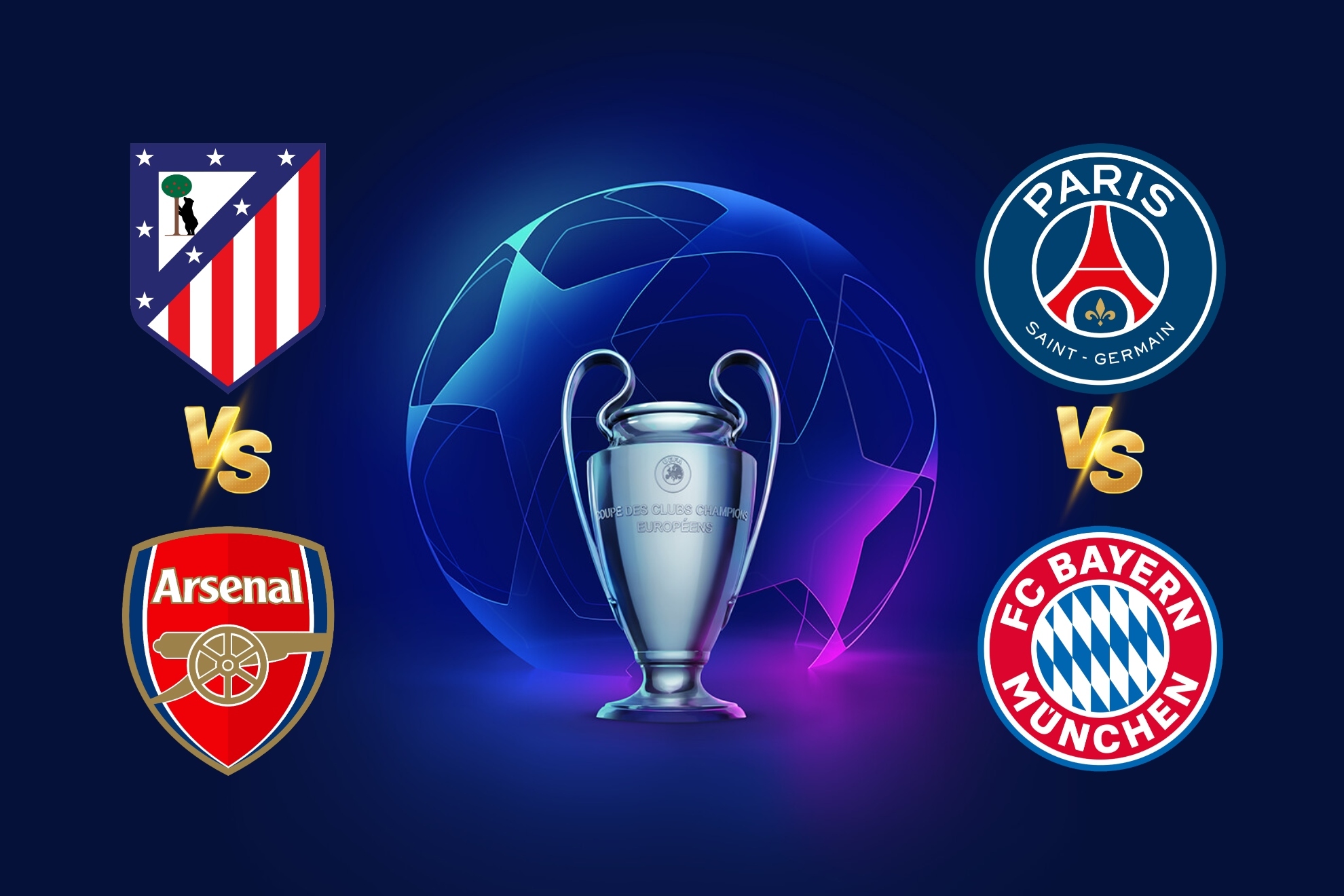 D�nde ver las Semifinales de Champions League 2026: Fechas, horarios y pron�stico para los partidos de ida