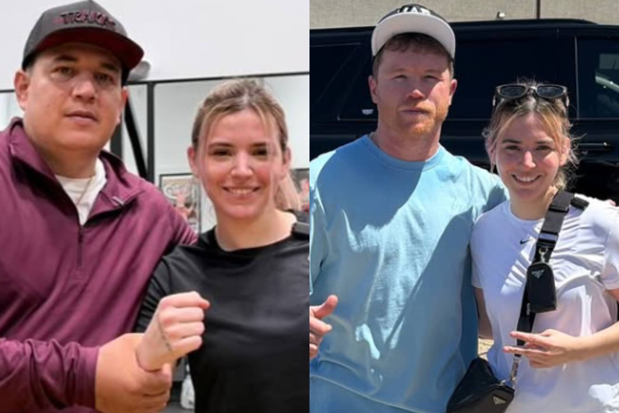 Rivers con Eddy Reynoso y con Canleo �lvarez.