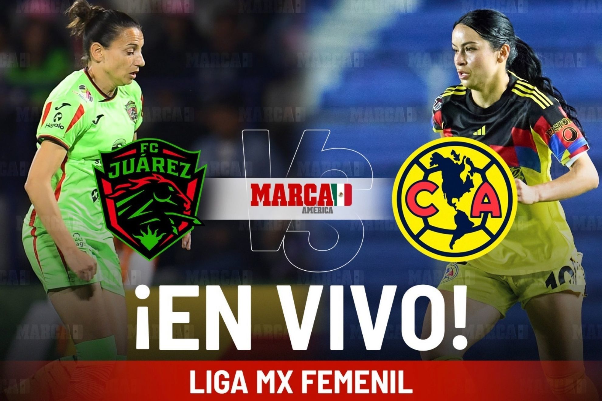 FC Ju�rez vs Am�rica Femenil EN VIVO Hoy. Juego de Cuartos de Final de ida en la Liga MX Femenil