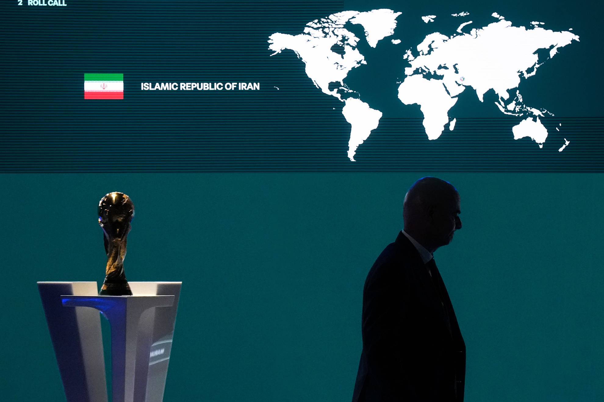 Gianni Infantino recalc� que Ir�n jugar� el Mundial en Estados Unidos