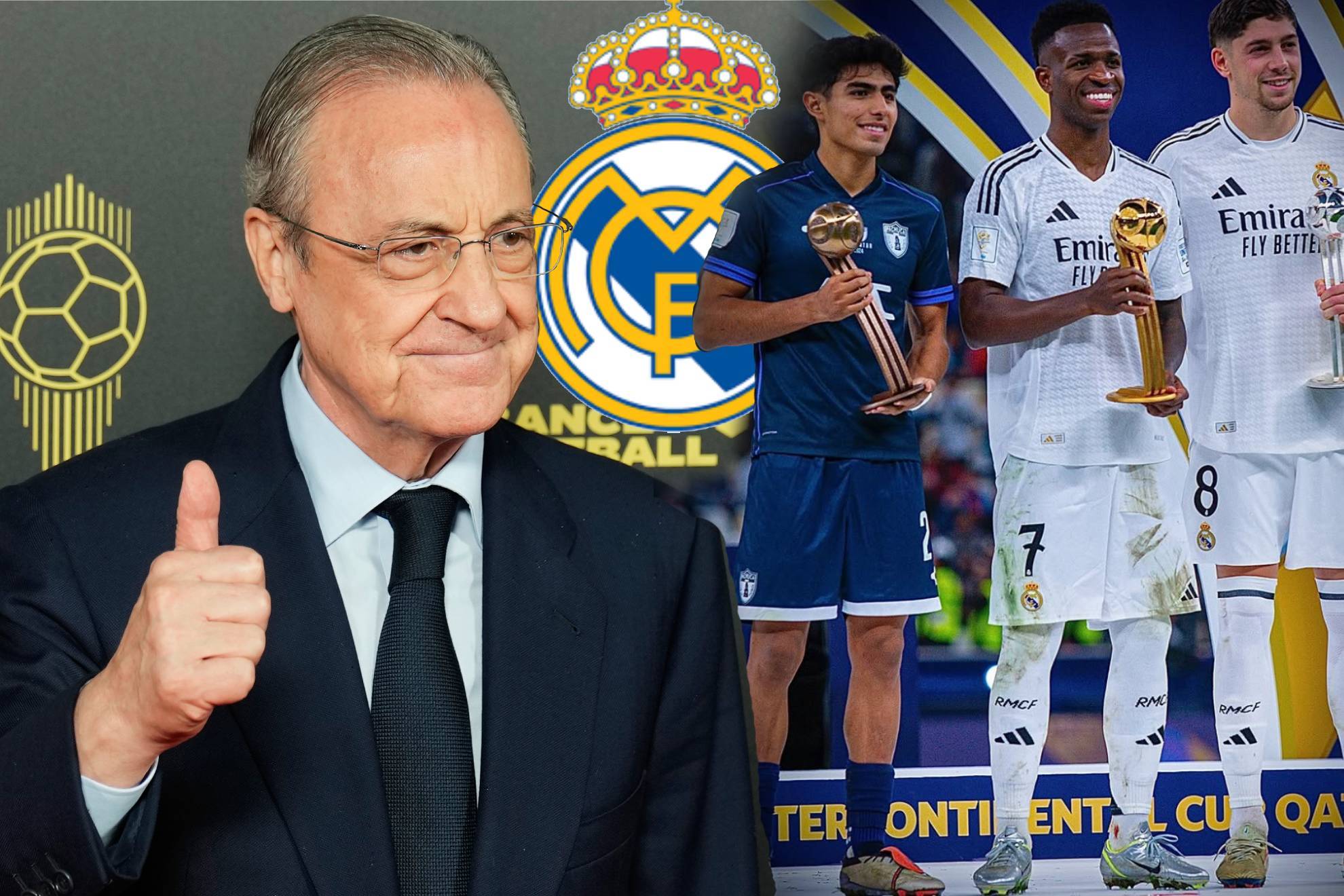 El Presidente del Real Madrid prometi� al mexicano seguirlo de cerca