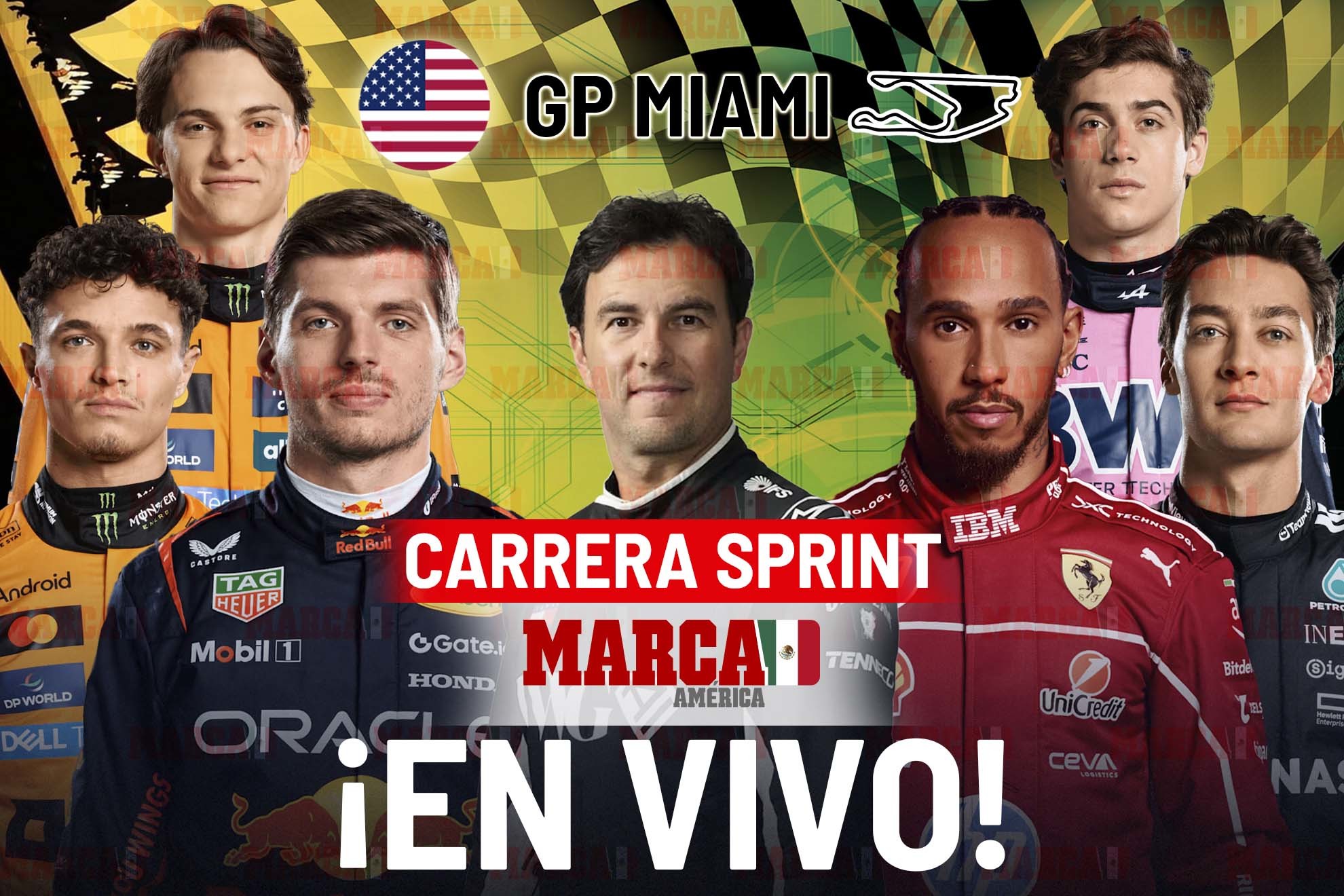 �C�mo qued� la Carrera Sprint F1 del Gran Premio de Miami 2026 y en qu� lugar qued� Checo P�rez?