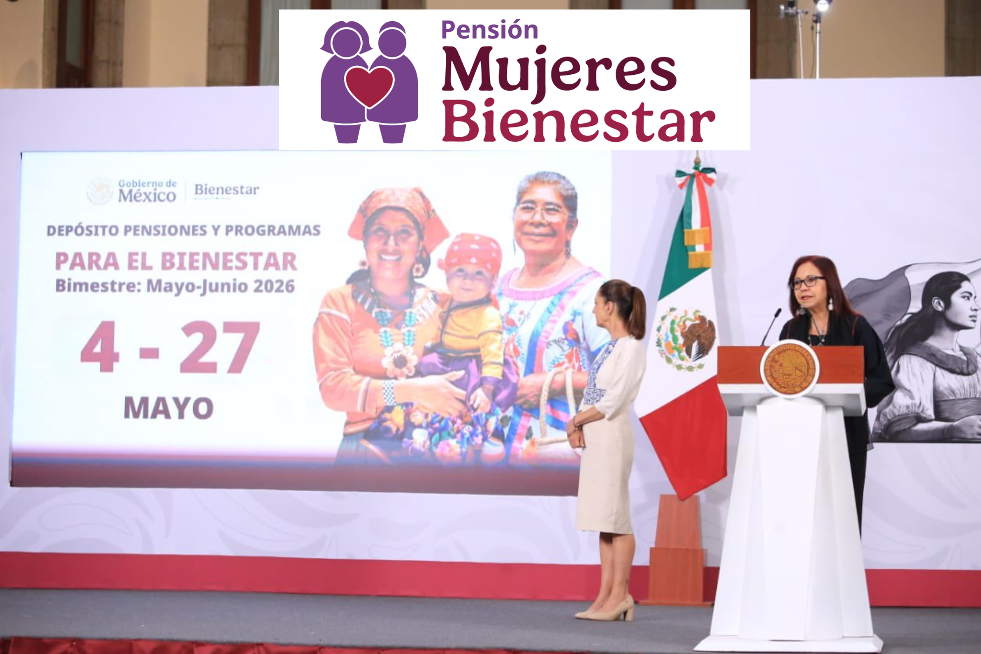 �Cu�l es el calendario de pago de la Pensi�n Mujeres Bienestar para Mayo 2026? Lista por apellido